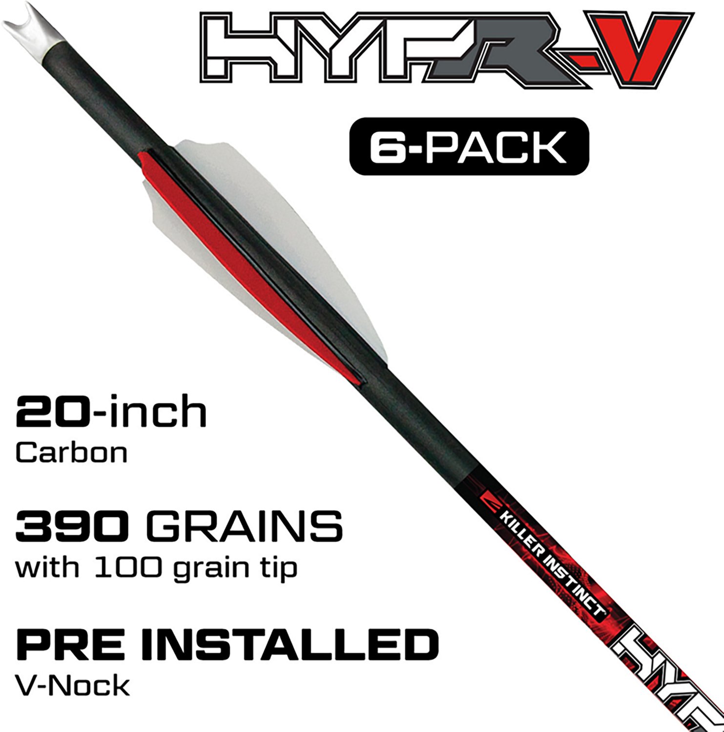 Killer Instinct HYPR 20 in Crossbow Bolts 6-Pack - view number 2