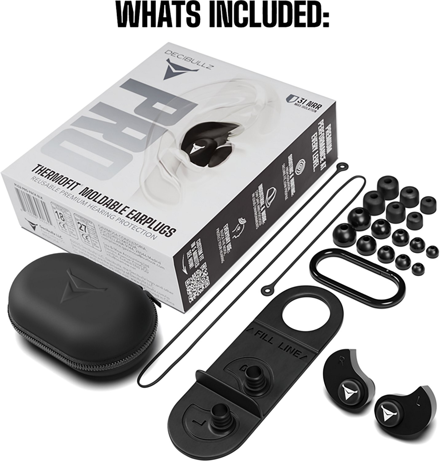 Decibullz Pro Thermofit Moldable Earplugs - view number 2