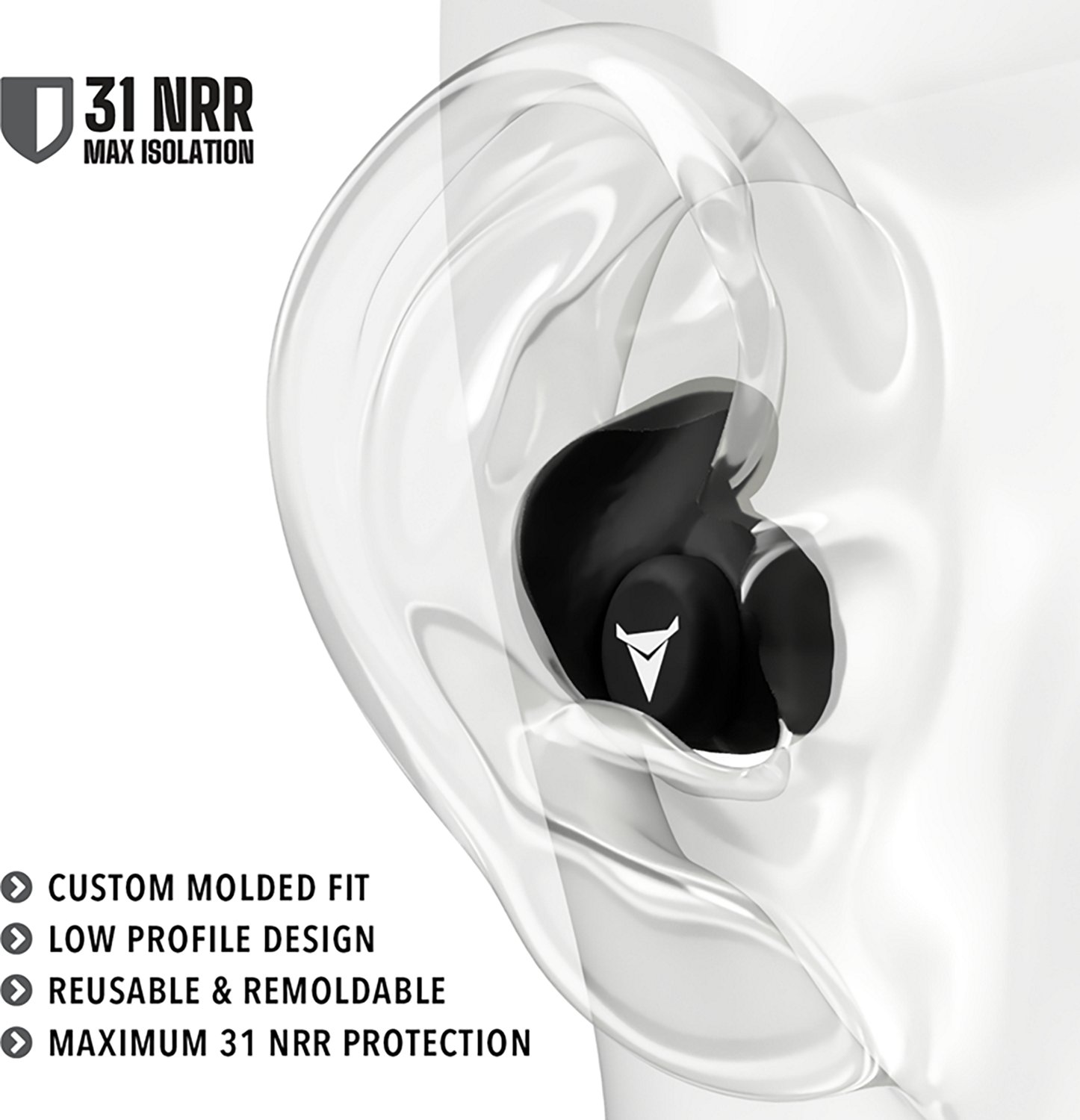 Decibullz Pro Thermofit Moldable Earplugs - view number 4