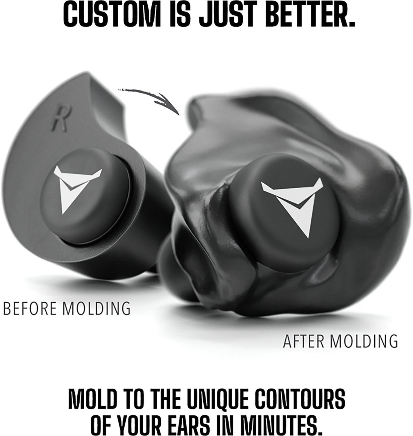 Decibullz Pro Thermofit Moldable Earplugs - view number 5