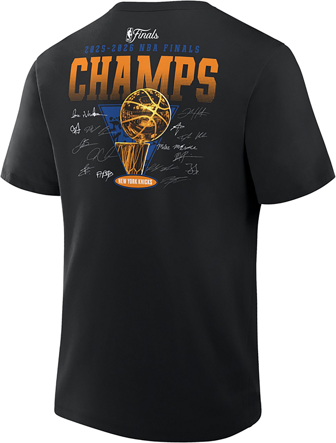 Fanatics Men's New York Knicks Champions Roster Trophy Cotton Short Sleeve T-Shirt - view number 2