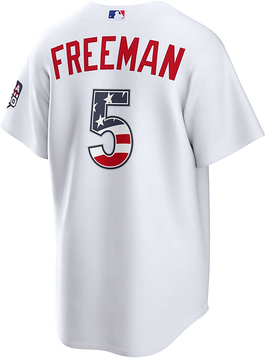 Nike Men's Los Angeles Dodgers USA 250 4th of July Home Stadium Jersey Freddie Freeman - view number 3
