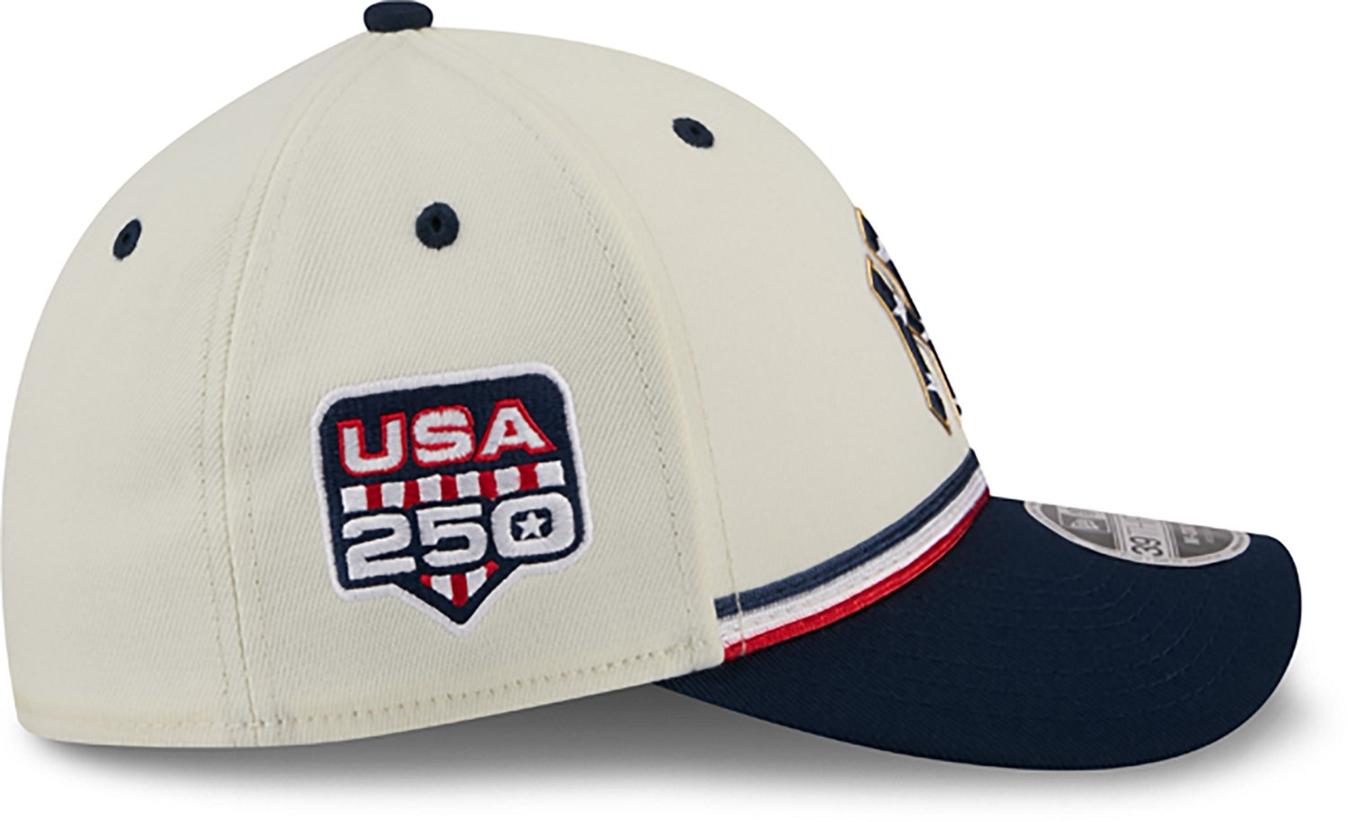 New Era Men's New York Yankees USA 250 4th of July 39THIRTY M-Crown Flex Hat - view number 3
