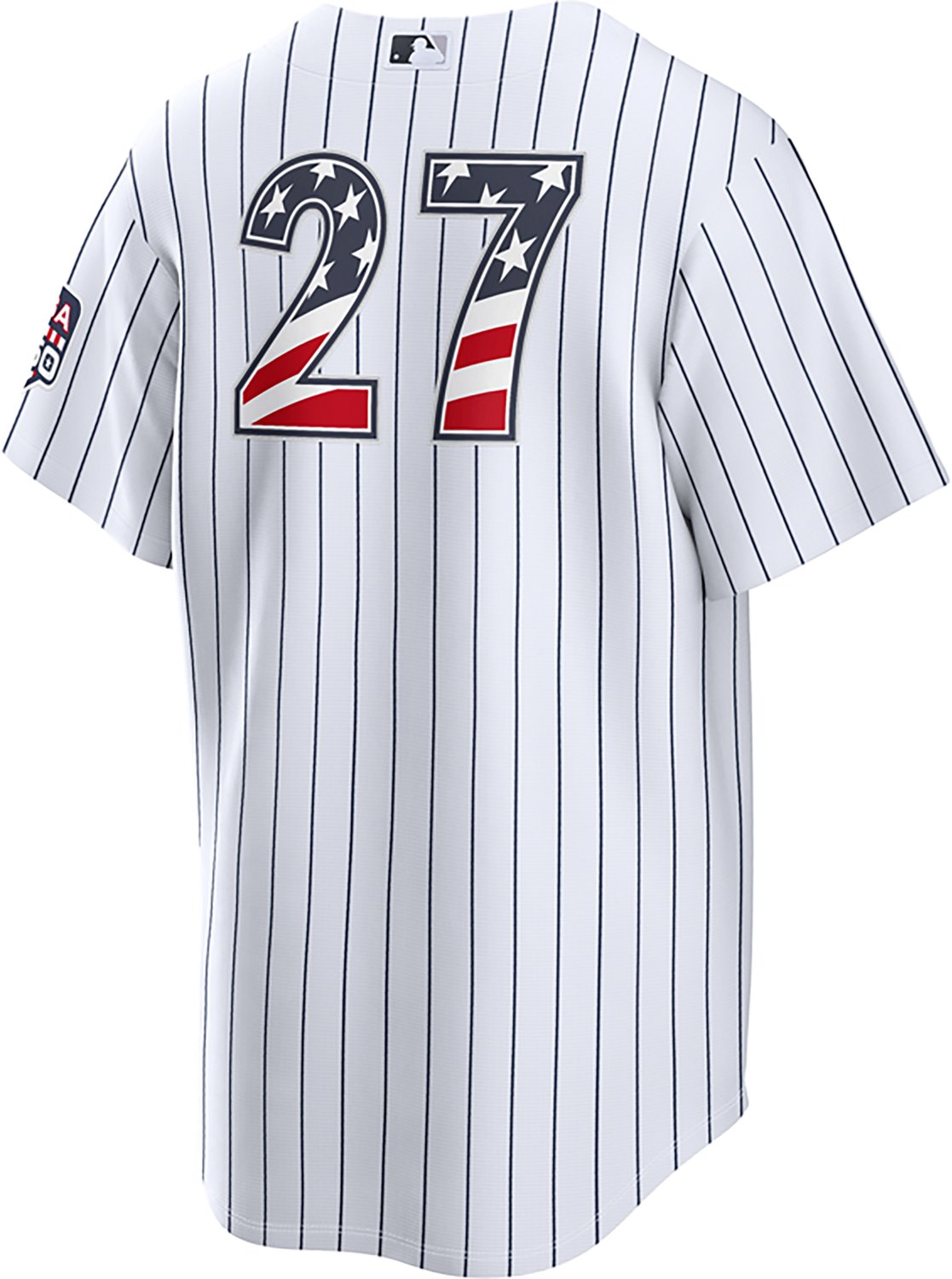 Nike Men's New York Yankees USA 250 4th of July Home Stadium Jersey Giancarlo Stanton - view number 3