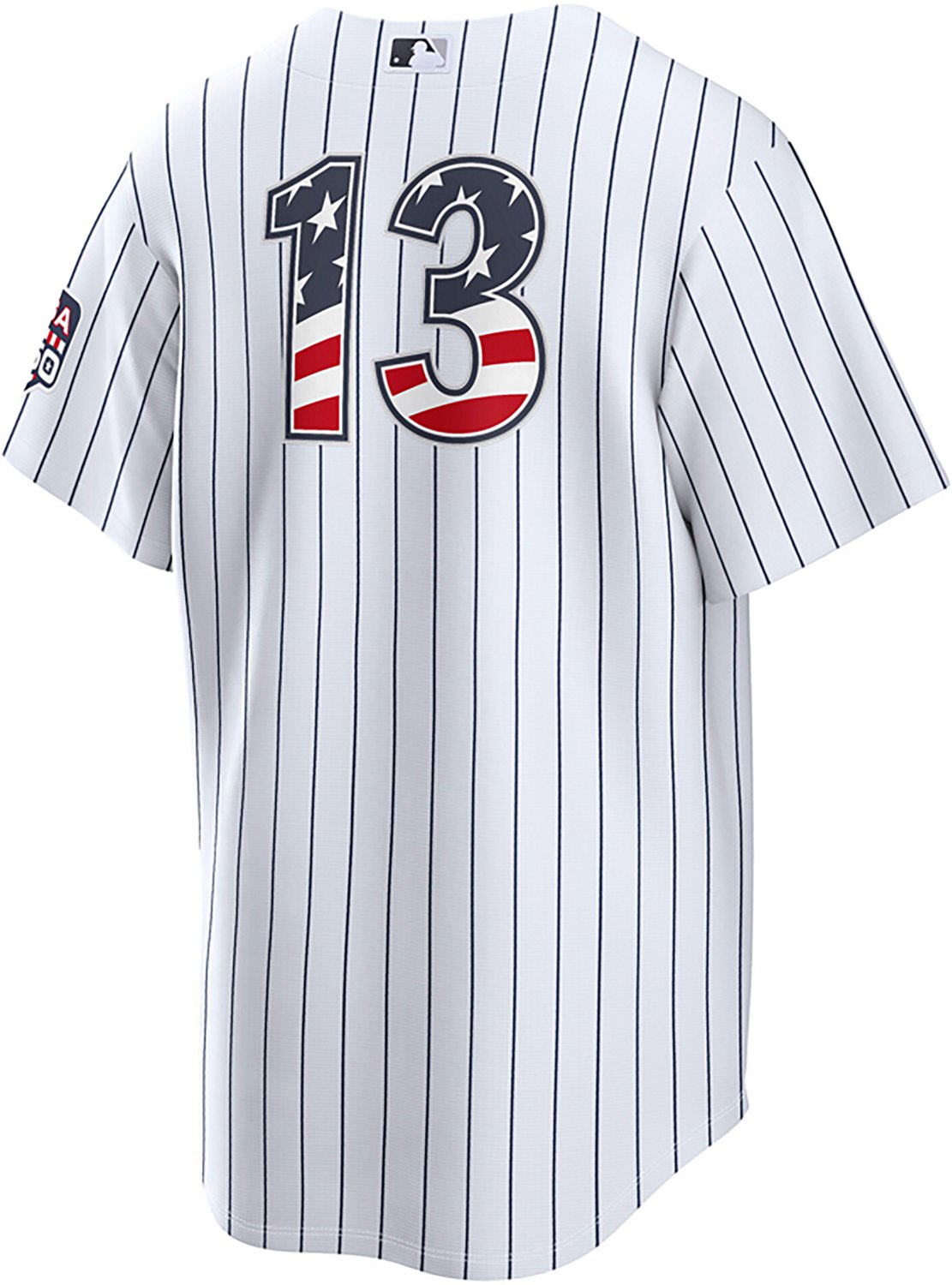 Nike Men's New York Yankees USA 250 4th of July Home Stadium Jersey Jazz Chisholm Jr. - view number 3