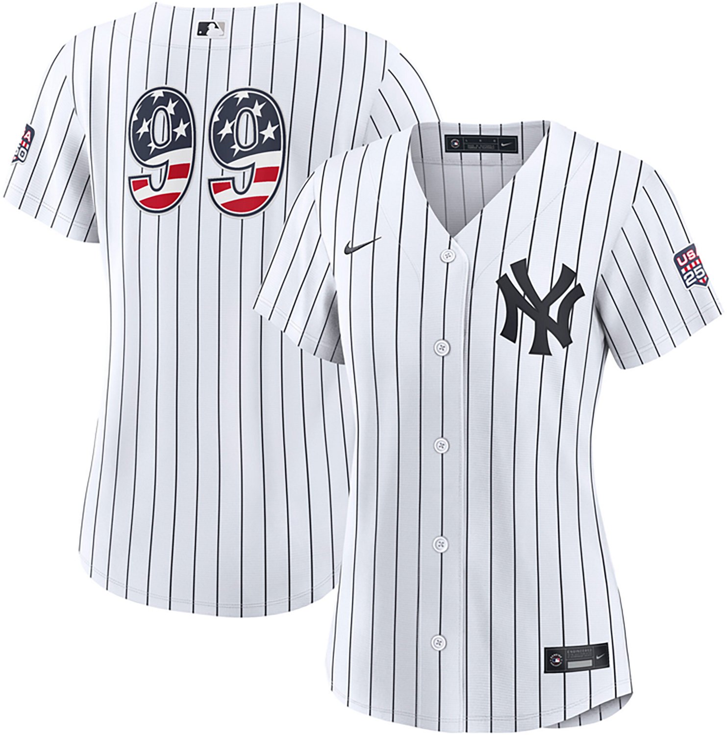 Nike Women's New York Yankees USA 250 4th of July Home Stadium Jersey Aaron Judge