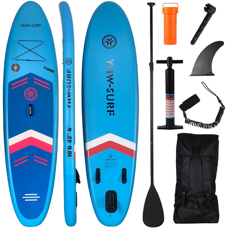 10'6" Inflatable Stand Up Paddle Board in Blue