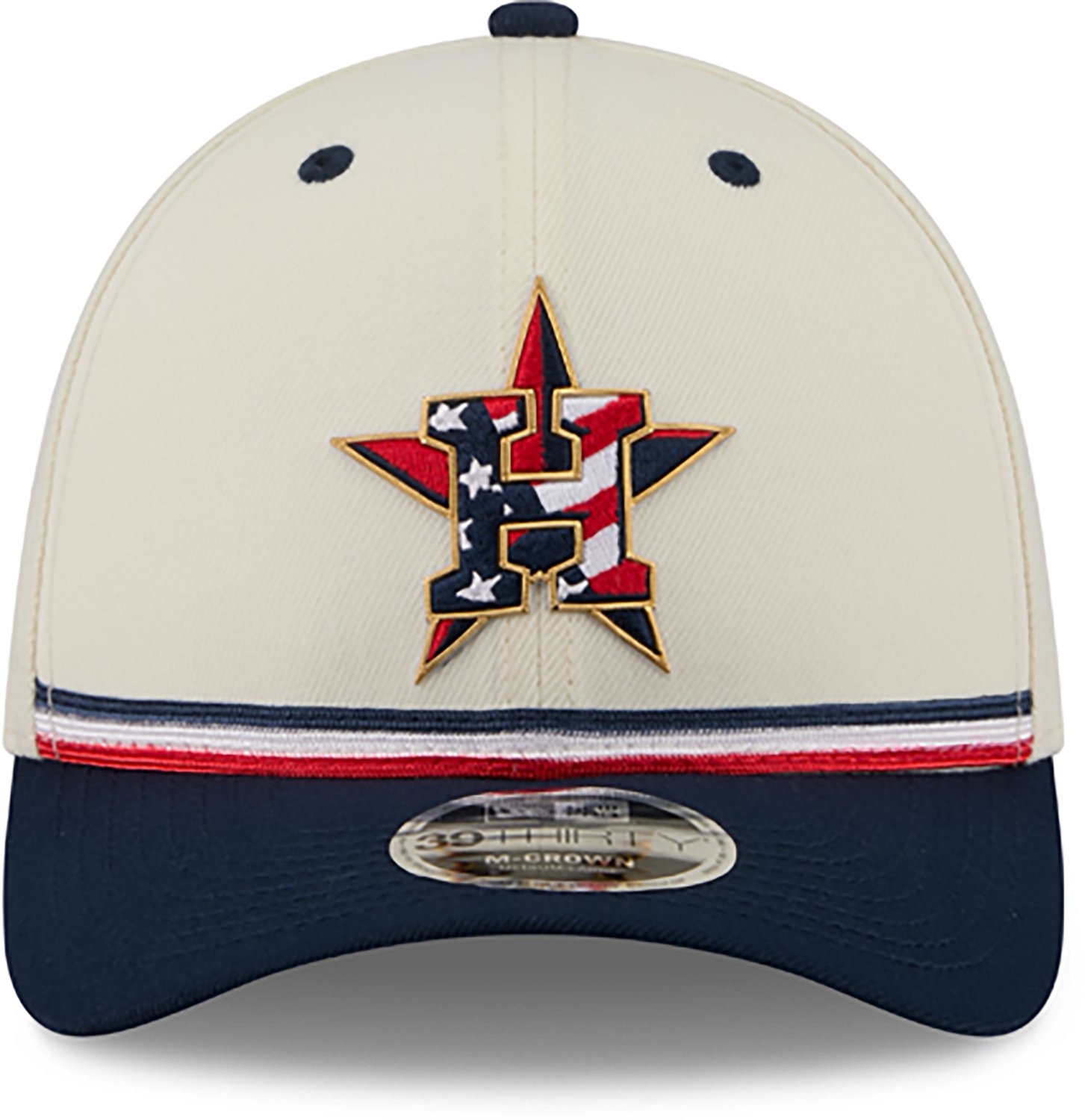 New Era Men's Houston Astros USA 250 4th of July 39THIRTY M-Crown Flex Hat - view number 2