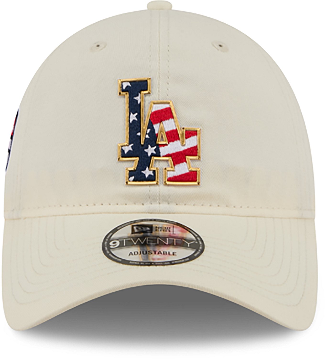 New Era Men's Los Angeles Dodgers USA 250 4th of July 9TWENTY Adjustable Hat - view number 2