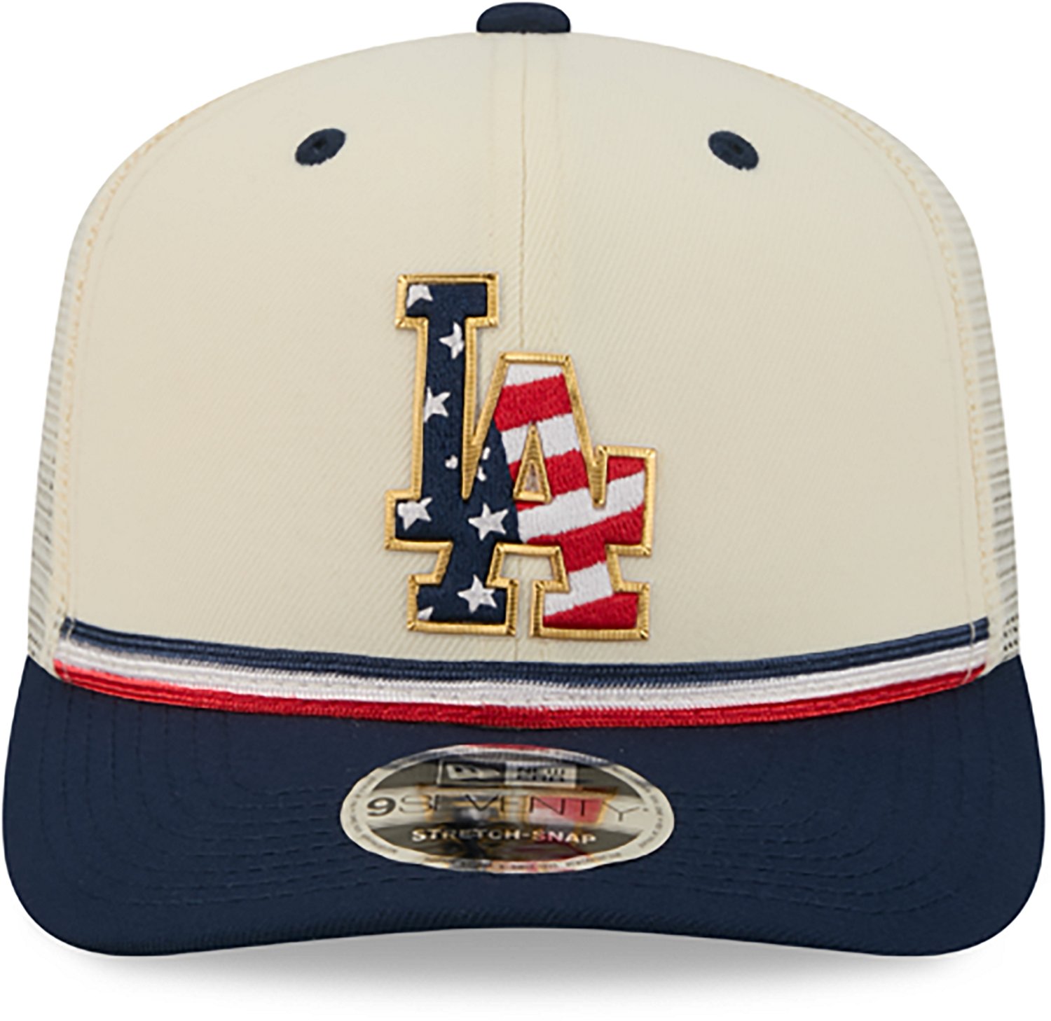 New Era Men's Los Angeles Dodgers USA 250 4th of July 9SEVENTY Adjustable Trucker Hat