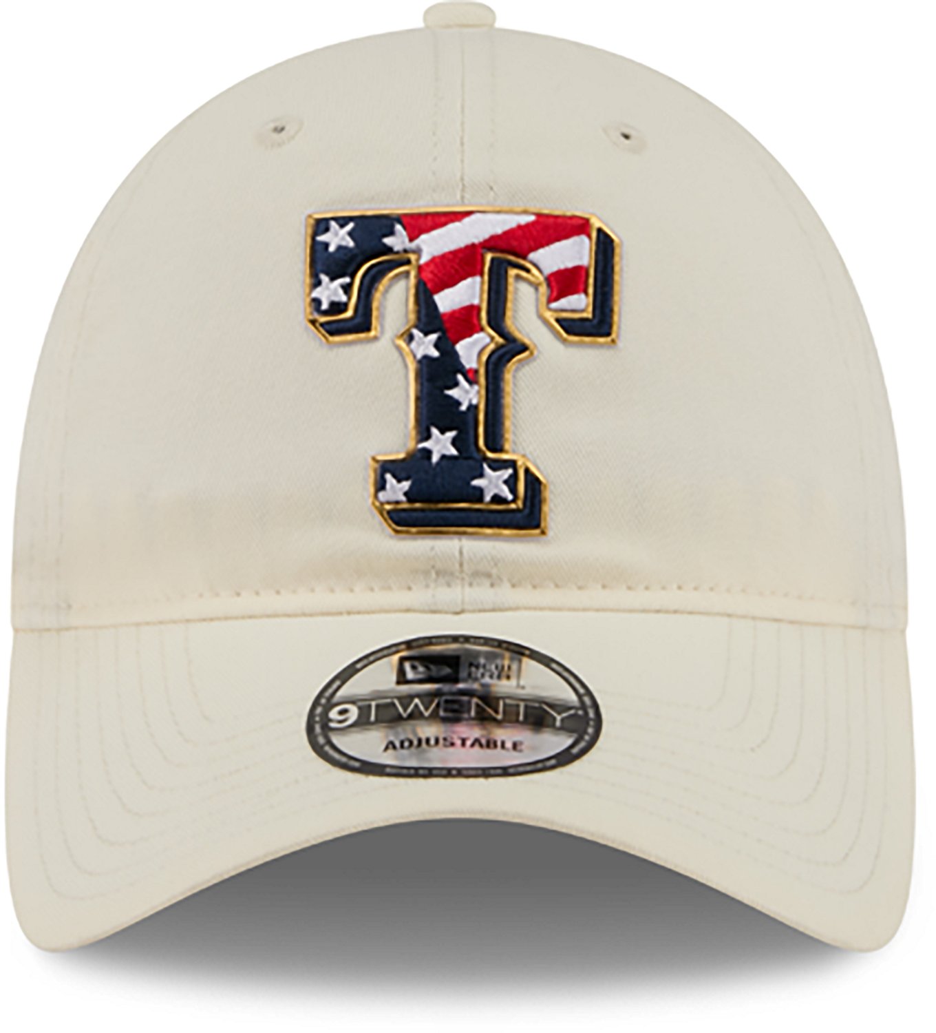 New Era Men's Texas Rangers USA 250 4th of July 9TWENTY Adjustable Hat - view number 2