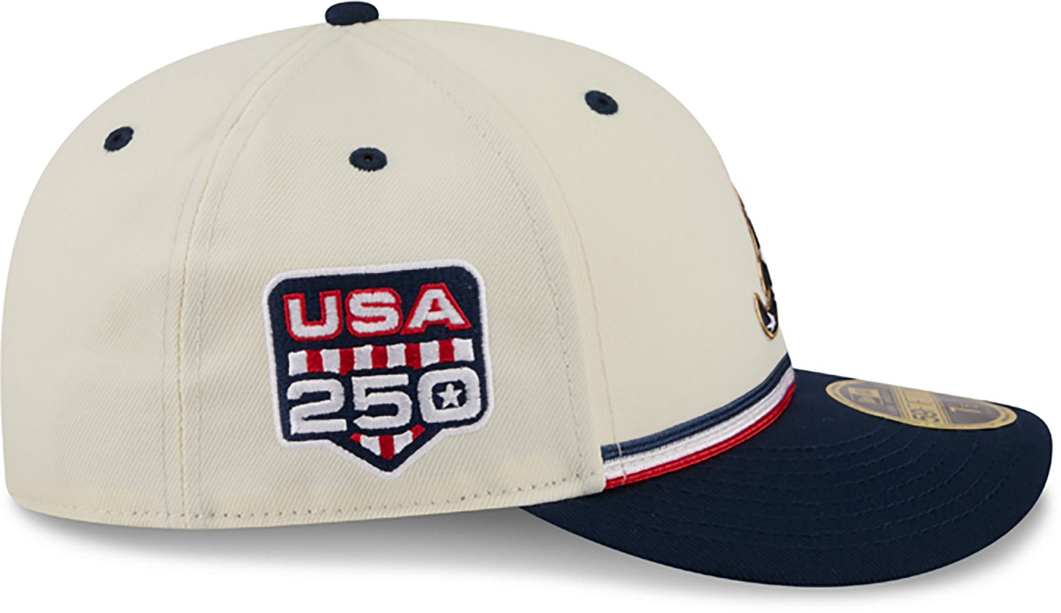 New Era Men's Atlanta Braves USA 250 4th of July Low Profile 59FIFTY Fitted Hat - view number 3