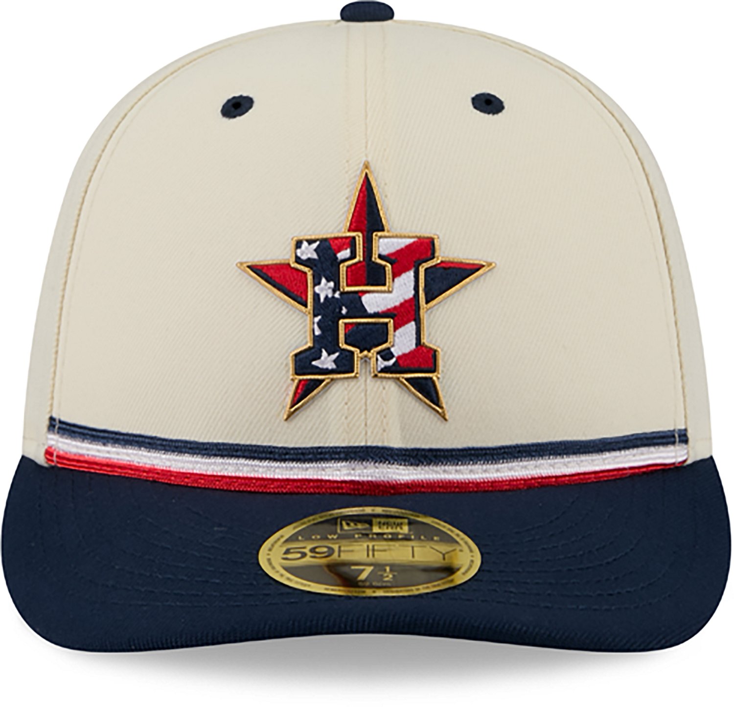 New Era Men's Houston Astros USA 250 4th of July Low Profile 59FIFTY Fitted Hat - view number 2