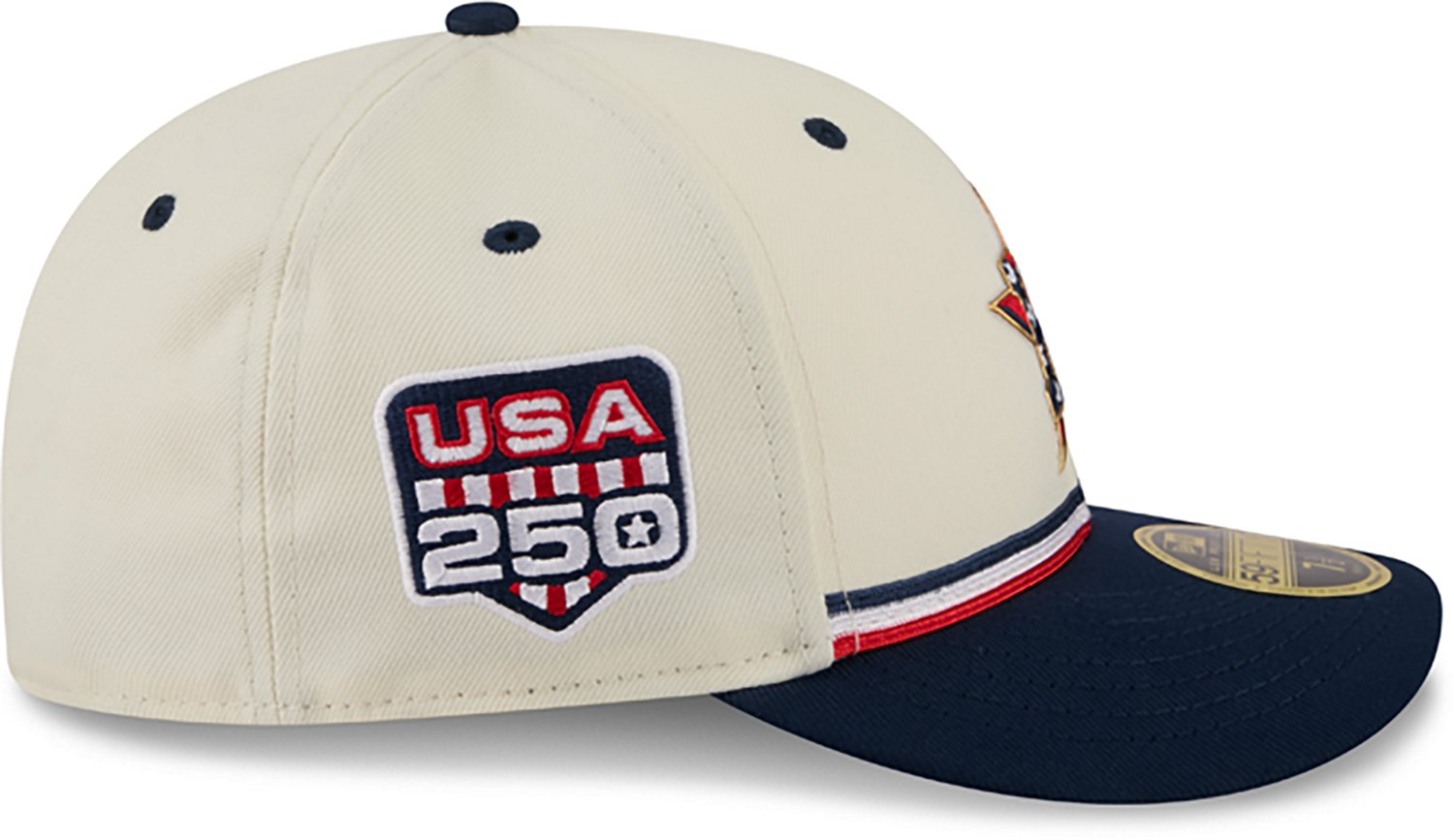 New Era Men's Houston Astros USA 250 4th of July Low Profile 59FIFTY Fitted Hat - view number 3