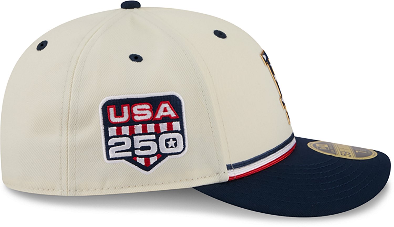 New Era Men's Los Angeles Dodgers USA 250 4th of July Low Profile 59FIFTY Fitted Hat - view number 3