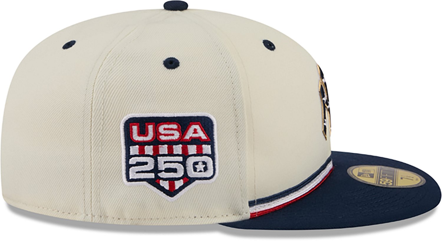 New Era Men's New York Yankees USA 250 4th of July 59FIFTY Fitted Hat - view number 3