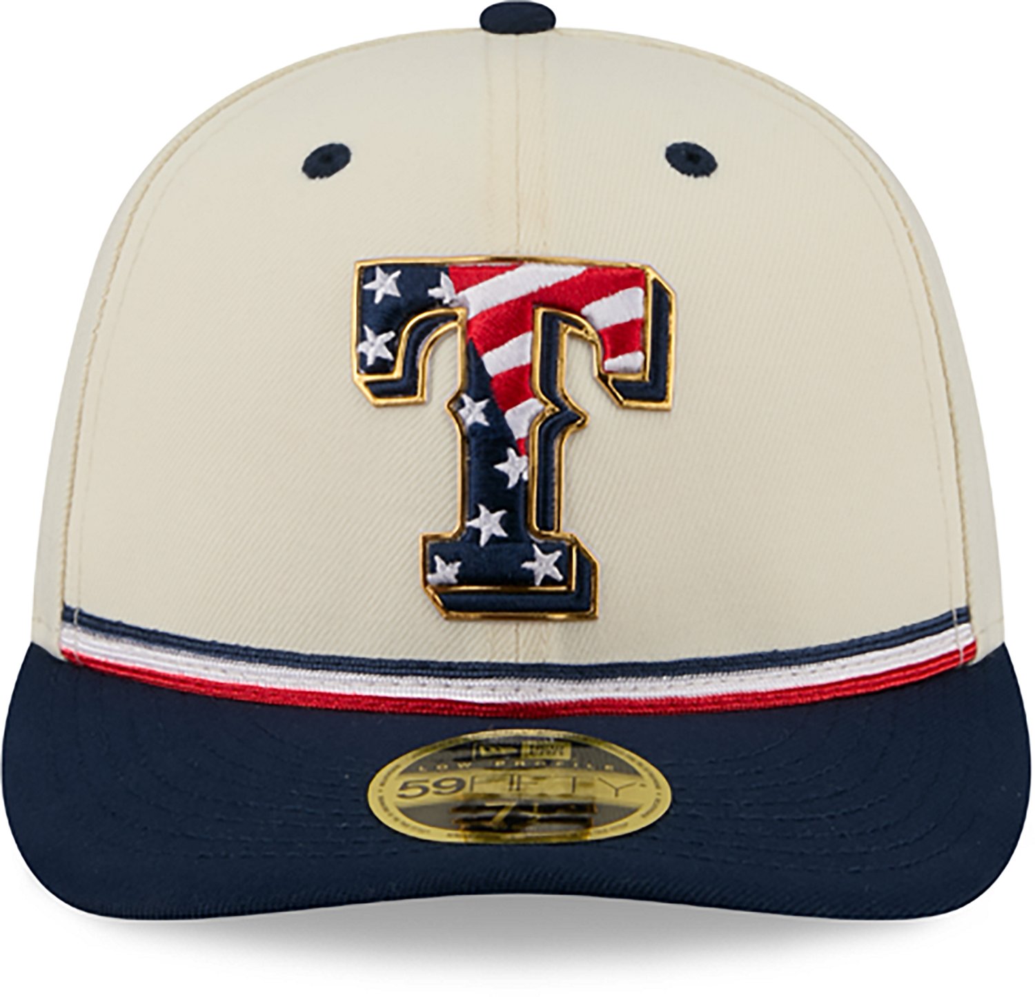 New Era Men's Texas Rangers USA 250 4th of July Low Profile 59FIFTY Fitted Hat