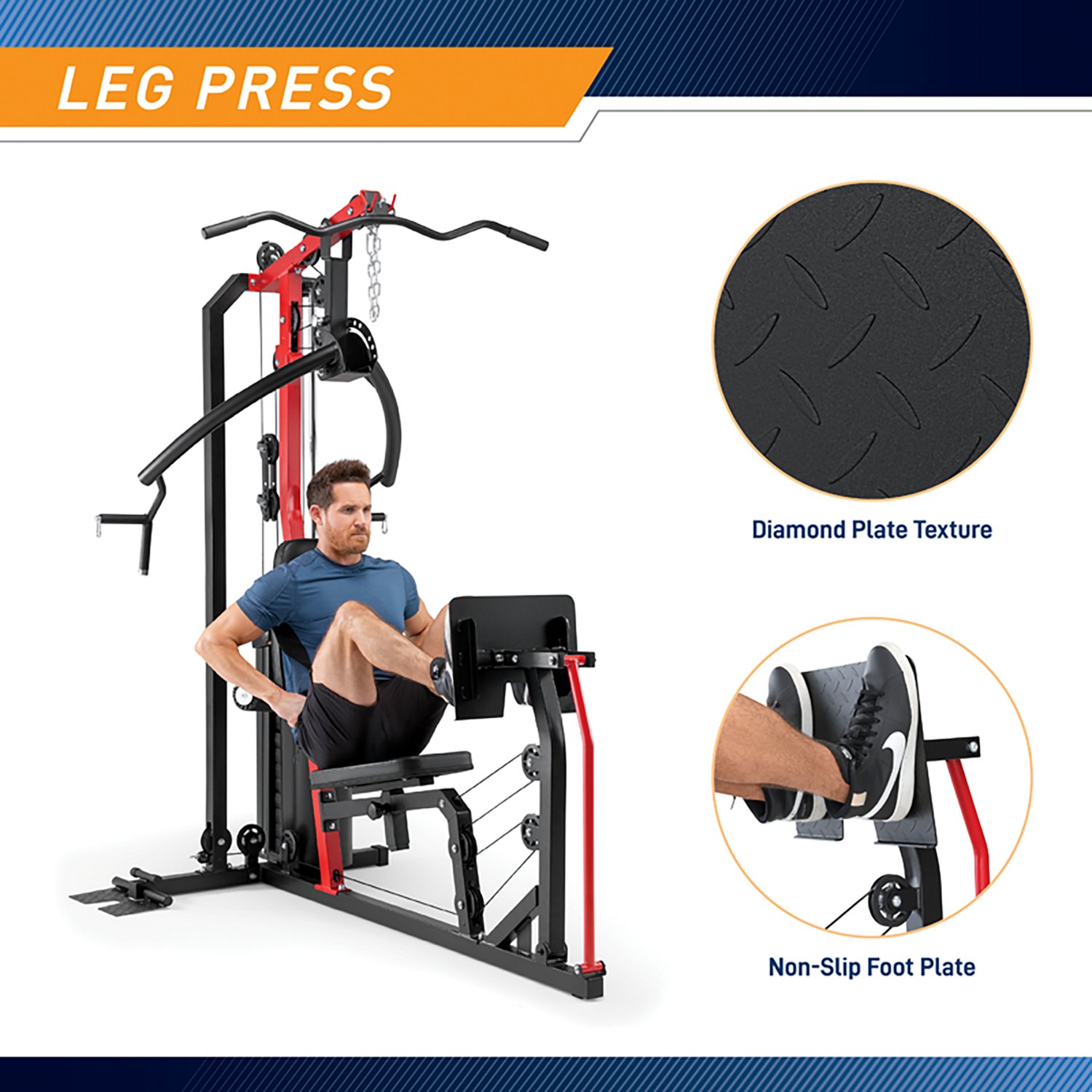 Marcy 150 lb Home Gym with Leg Press - view number 5