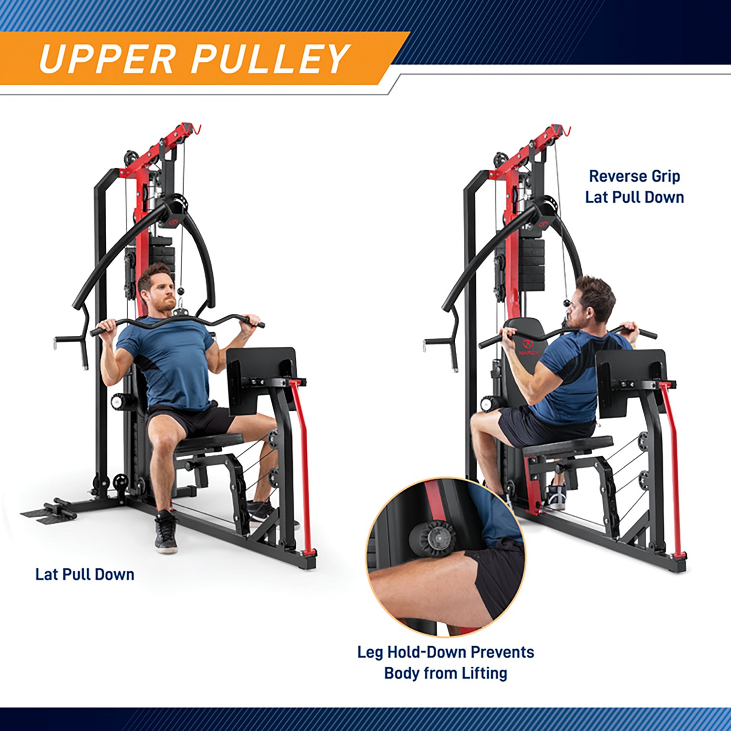 Marcy 150 lb Home Gym with Leg Press - view number 7