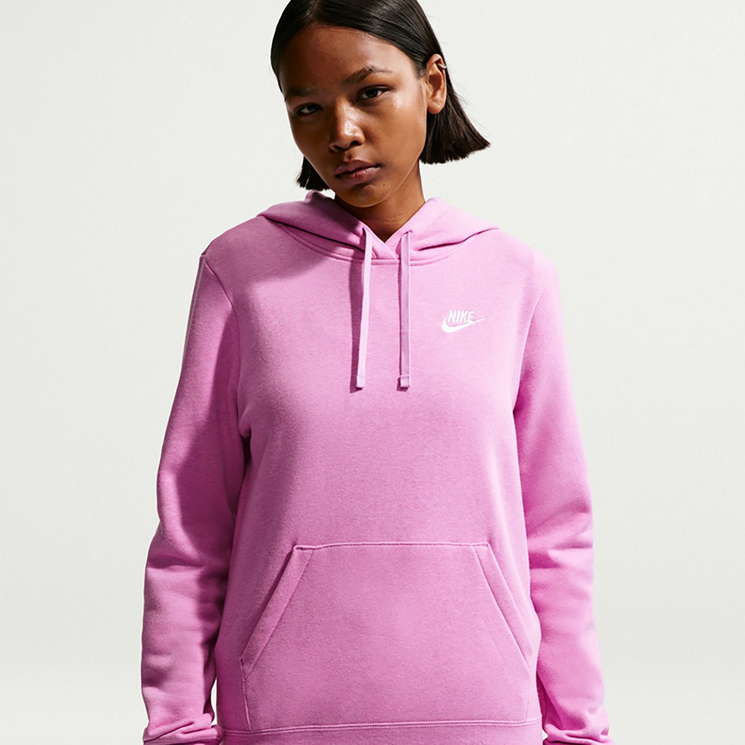 Nike Women's Club Fleece Pullover Hoodie                                                                                         - view number 3