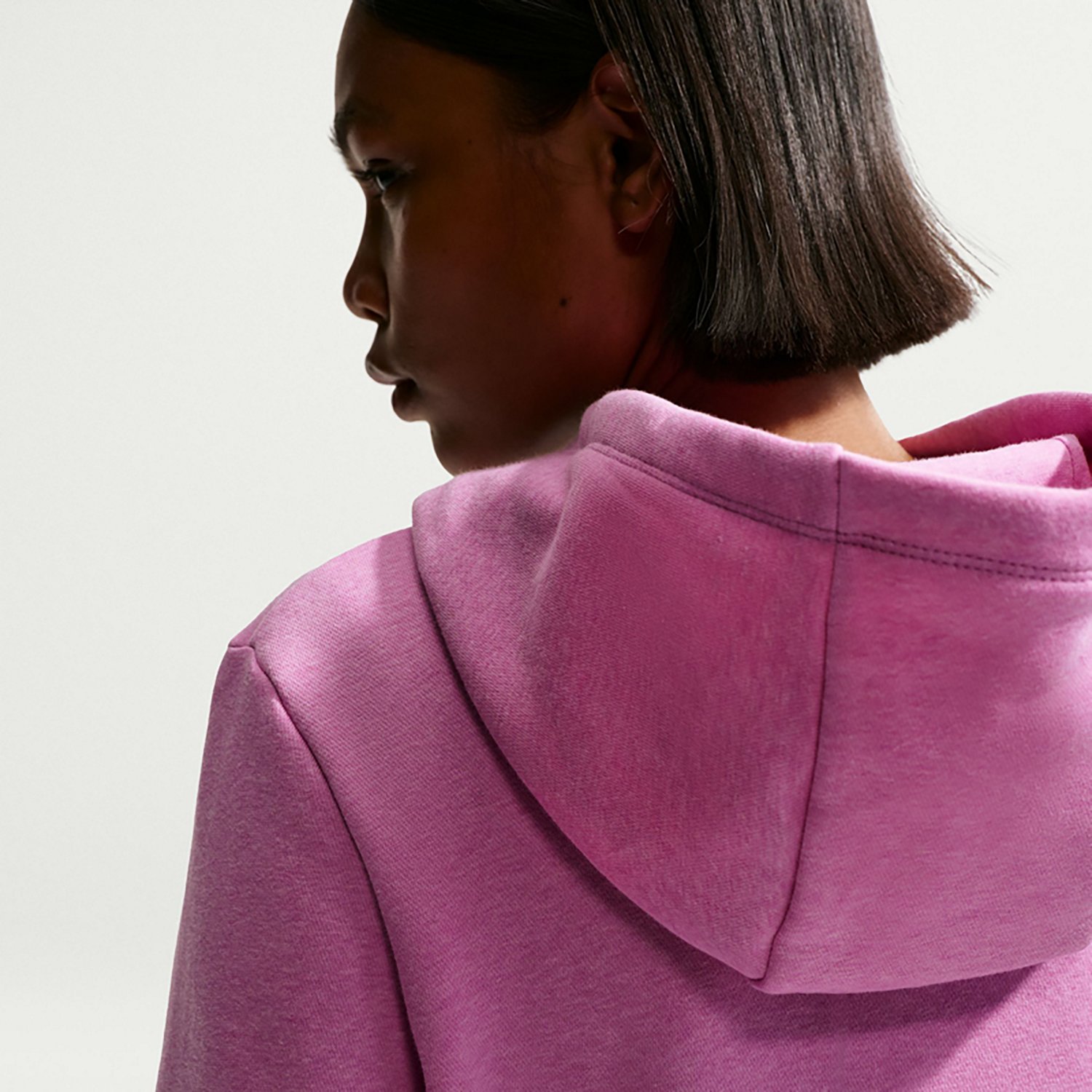 Nike Women's Club Fleece Pullover Hoodie                                                                                         - view number 4