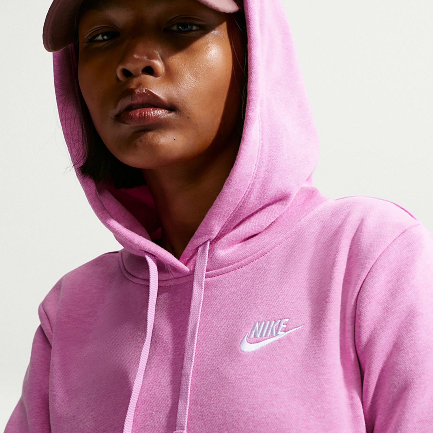 Nike Women's Club Fleece Pullover Hoodie                                                                                         - view number 5