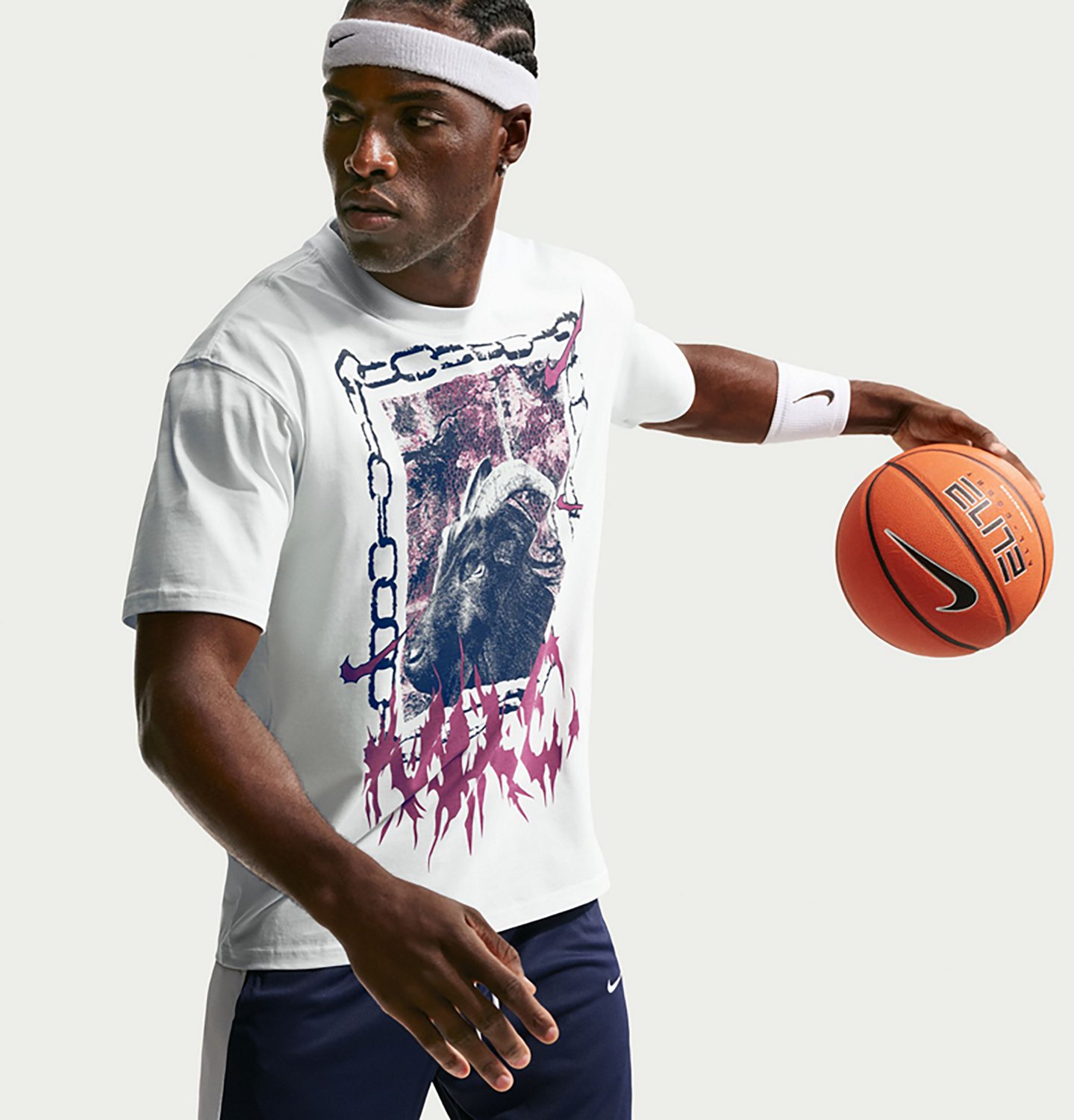 Nike Men’s Basketball Max90 Short Sleeve Graphic T‑Shirt