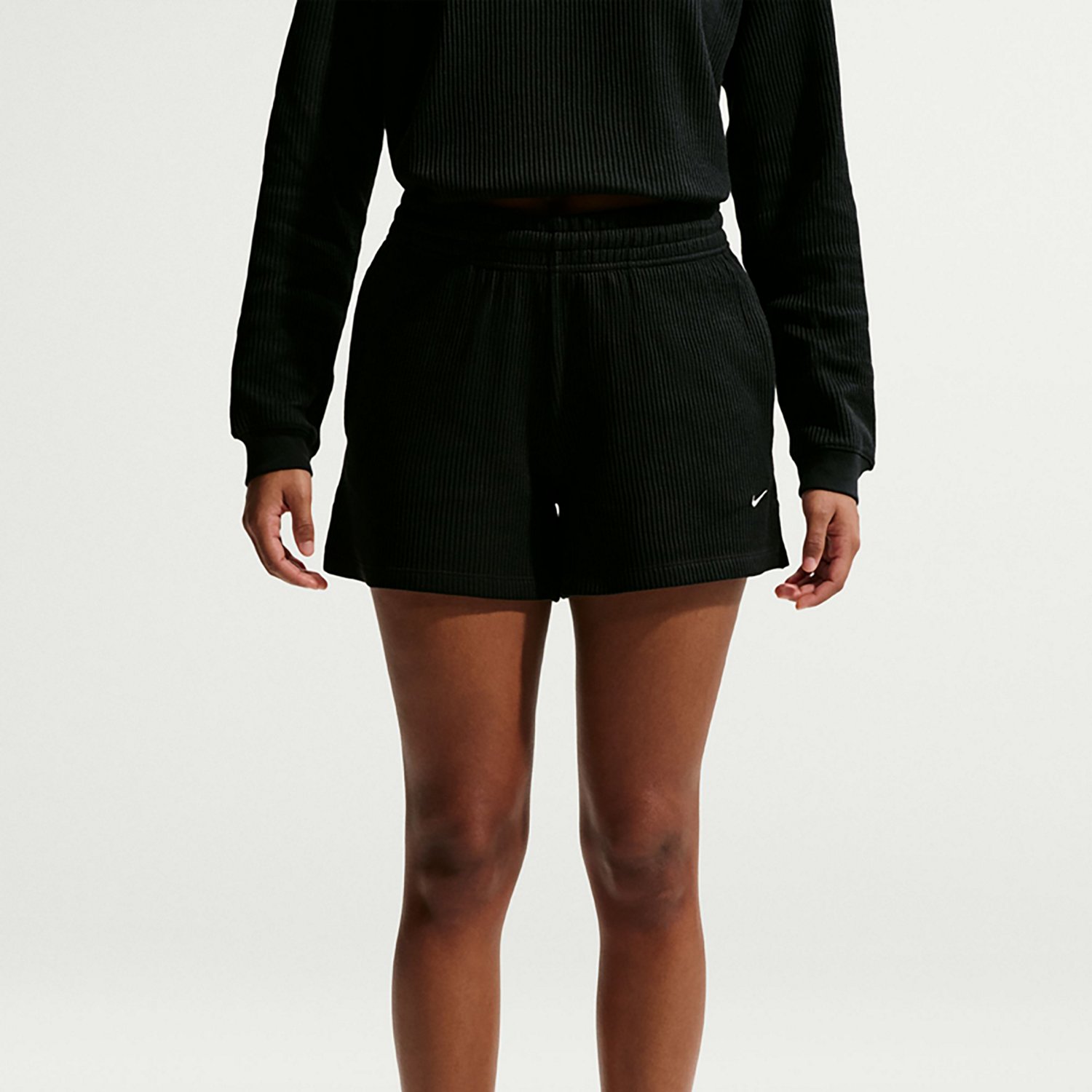 Nike Women’s Sportswear Chill Waffle Loose Mid‑Rise Shorts - view number 3