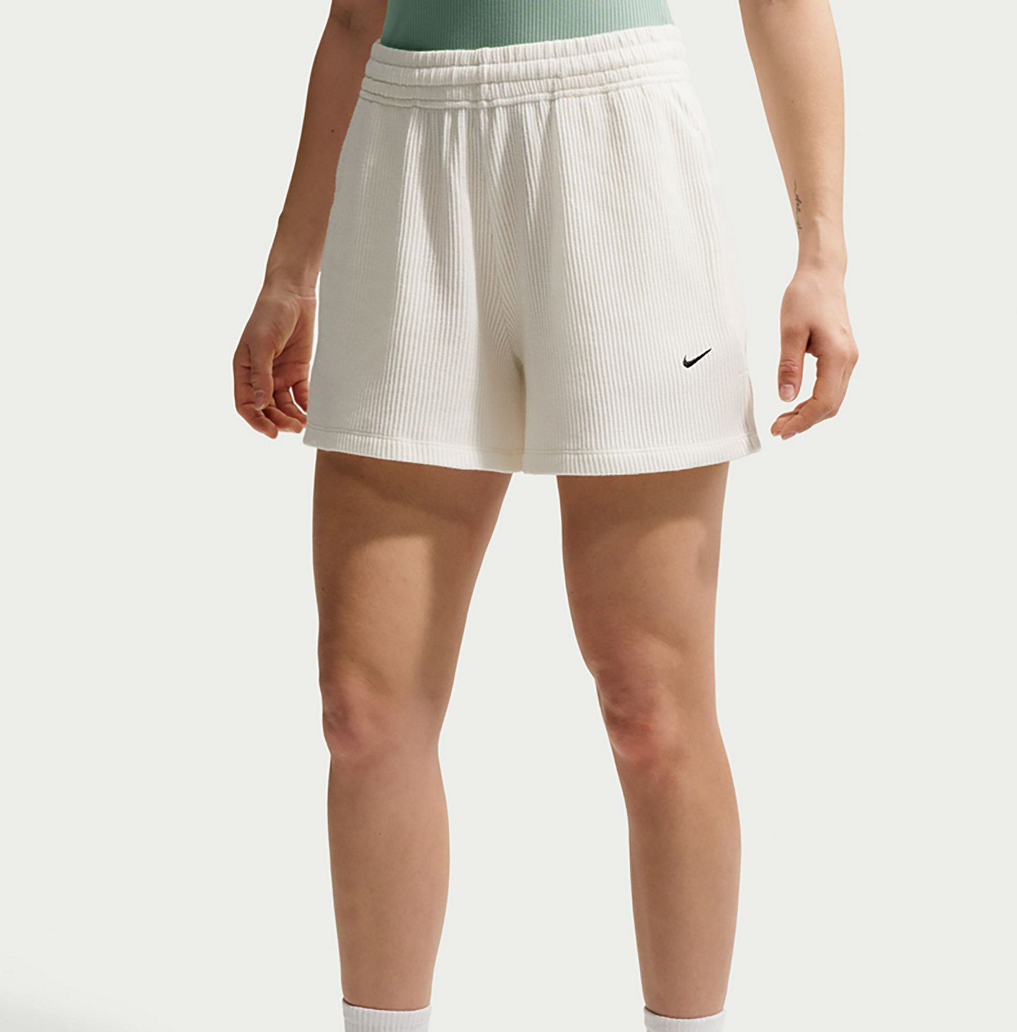 Nike Women’s Sportswear Chill Waffle Loose Mid‑Rise Shorts - view number 4