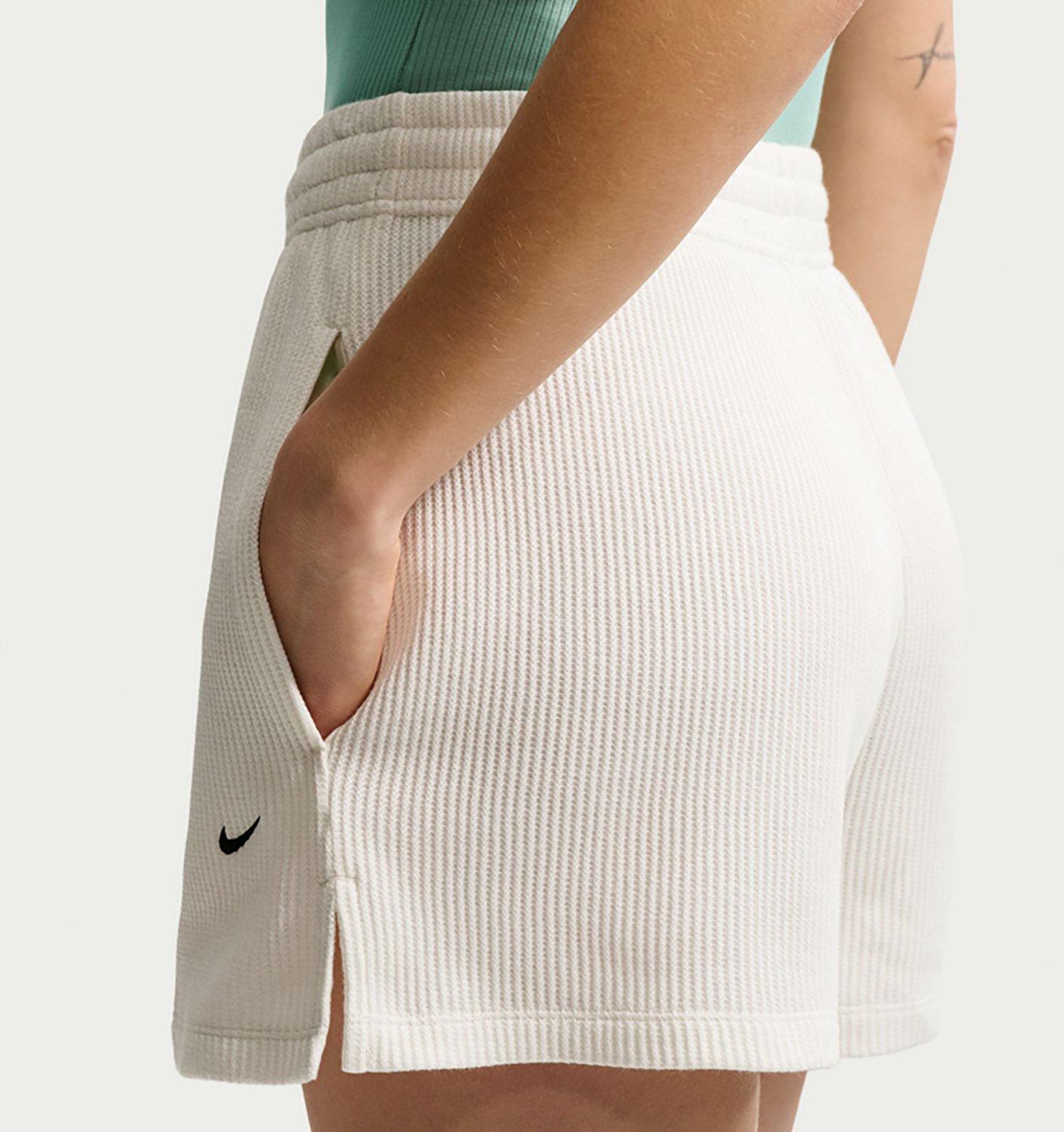 Nike Women’s Sportswear Chill Waffle Loose Mid‑Rise Shorts - view number 5