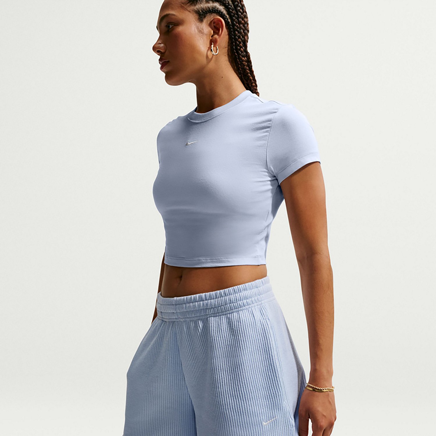 Nike Women’s Sportswear Chill Waffle Loose Mid‑Rise Shorts - view number 3