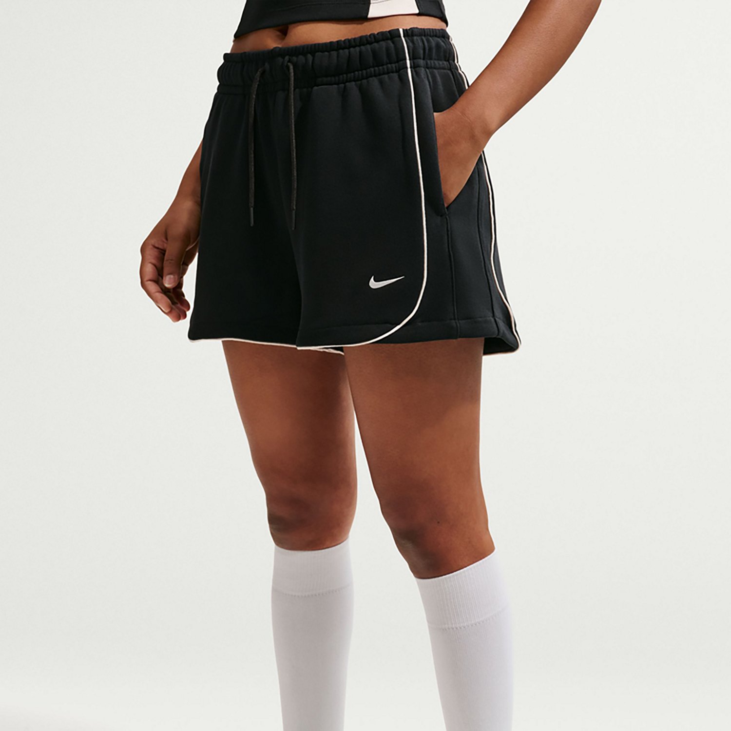 Nike Women’s Sportswear Loose Mid‑Rise Fleece Shorts 3" - view number 3
