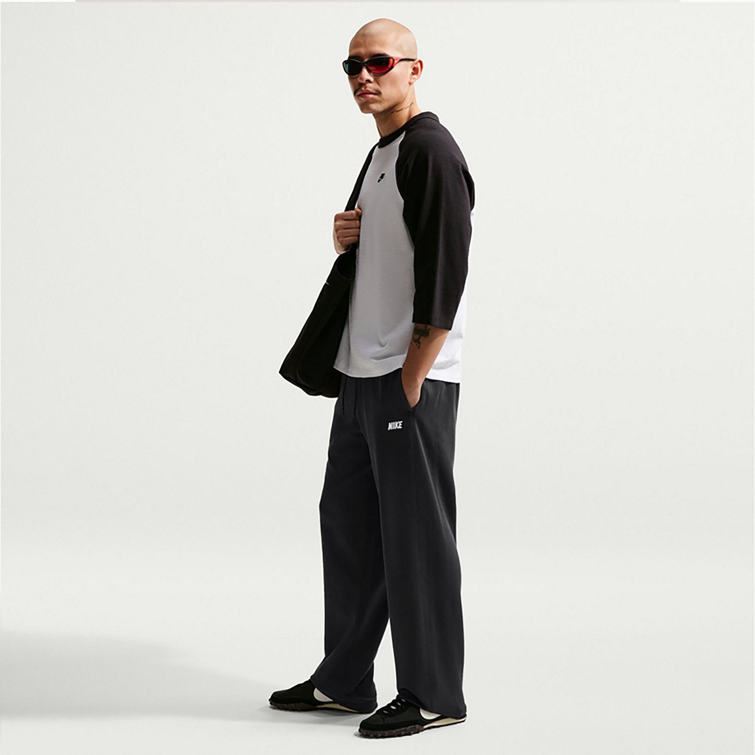 Nike Men's Sportswear Club Varsity Open Hem Pants - view number 5