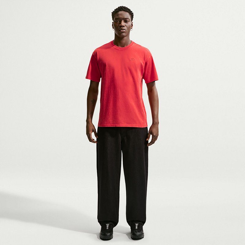 Nike Men's Sportswear Max90 Color Washed T-Shirt, XXL, University Red
