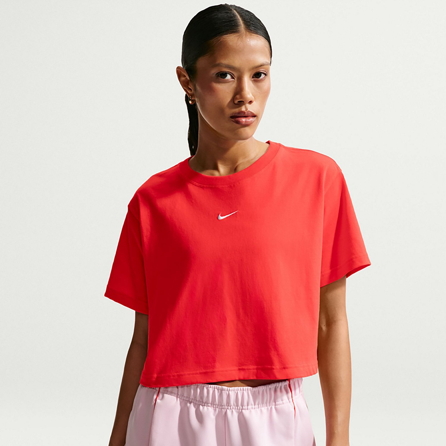 Nike Women's Nike Sportswear Classic Crop Short Sleeve T-shirt - view number 3