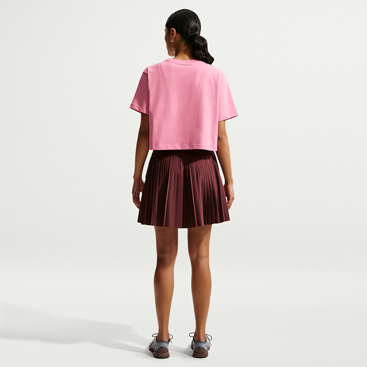 Nike Women's Nike Sportswear Classic Crop Short Sleeve T-shirt - view number 2