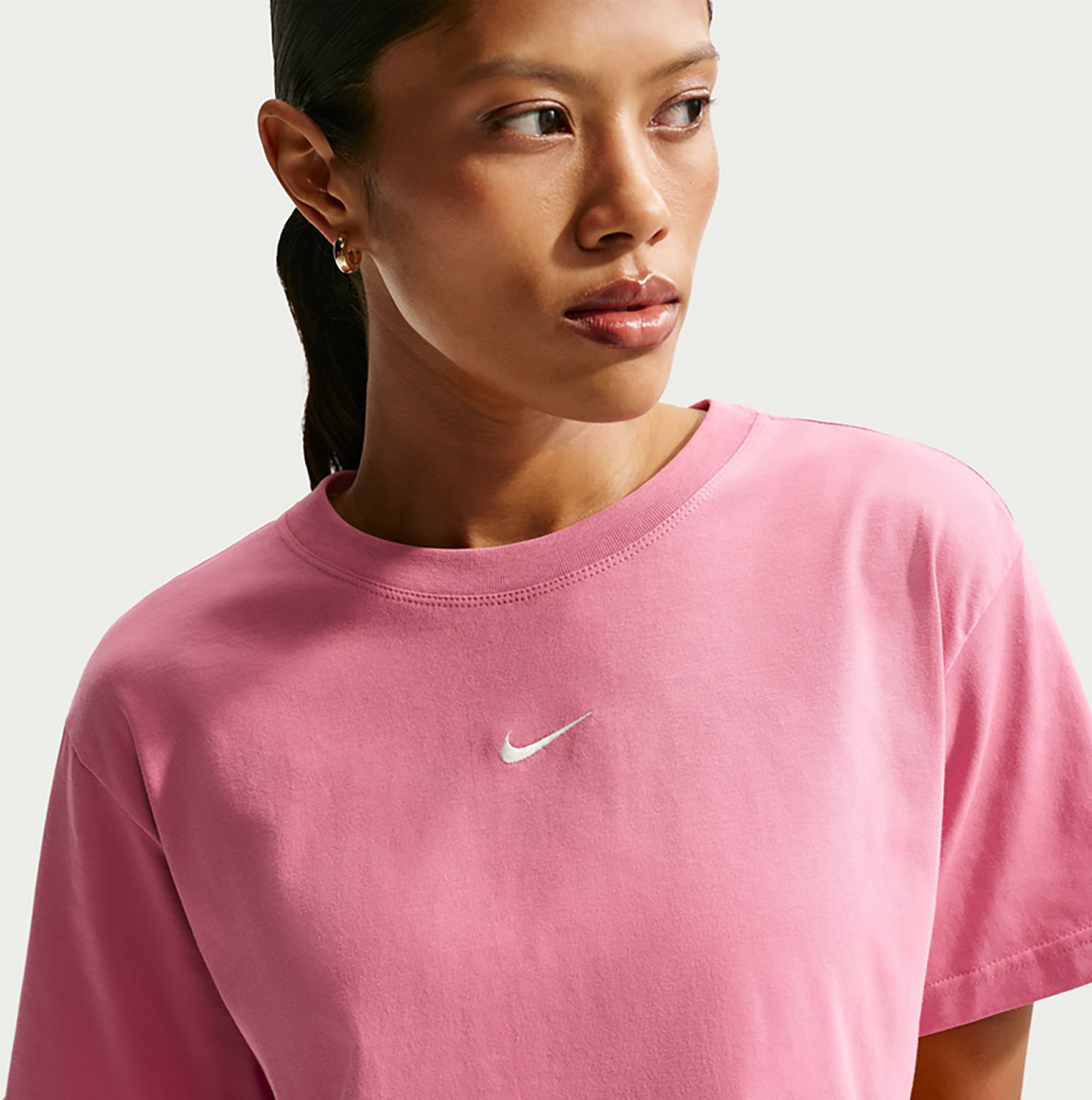 Nike Women's Nike Sportswear Classic Crop Short Sleeve T-shirt - view number 4