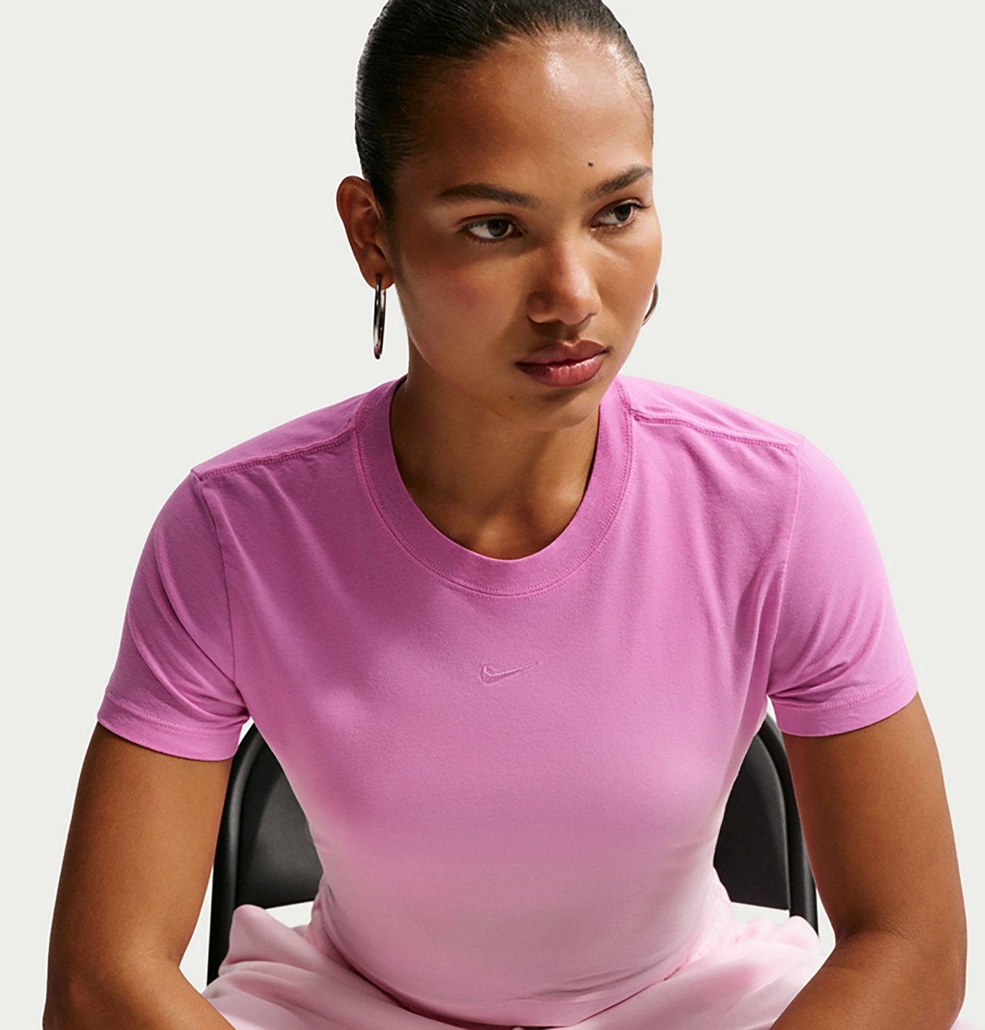 Nike Women's Sportswear Chill Knit Slim Cropped T-shirt - view number 5