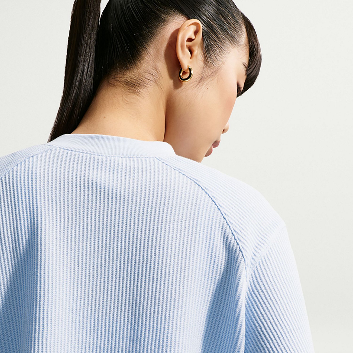 Nike Sportswear Chill Waffle Women’s Oversized Long‑Sleeve Henley Top - view number 4