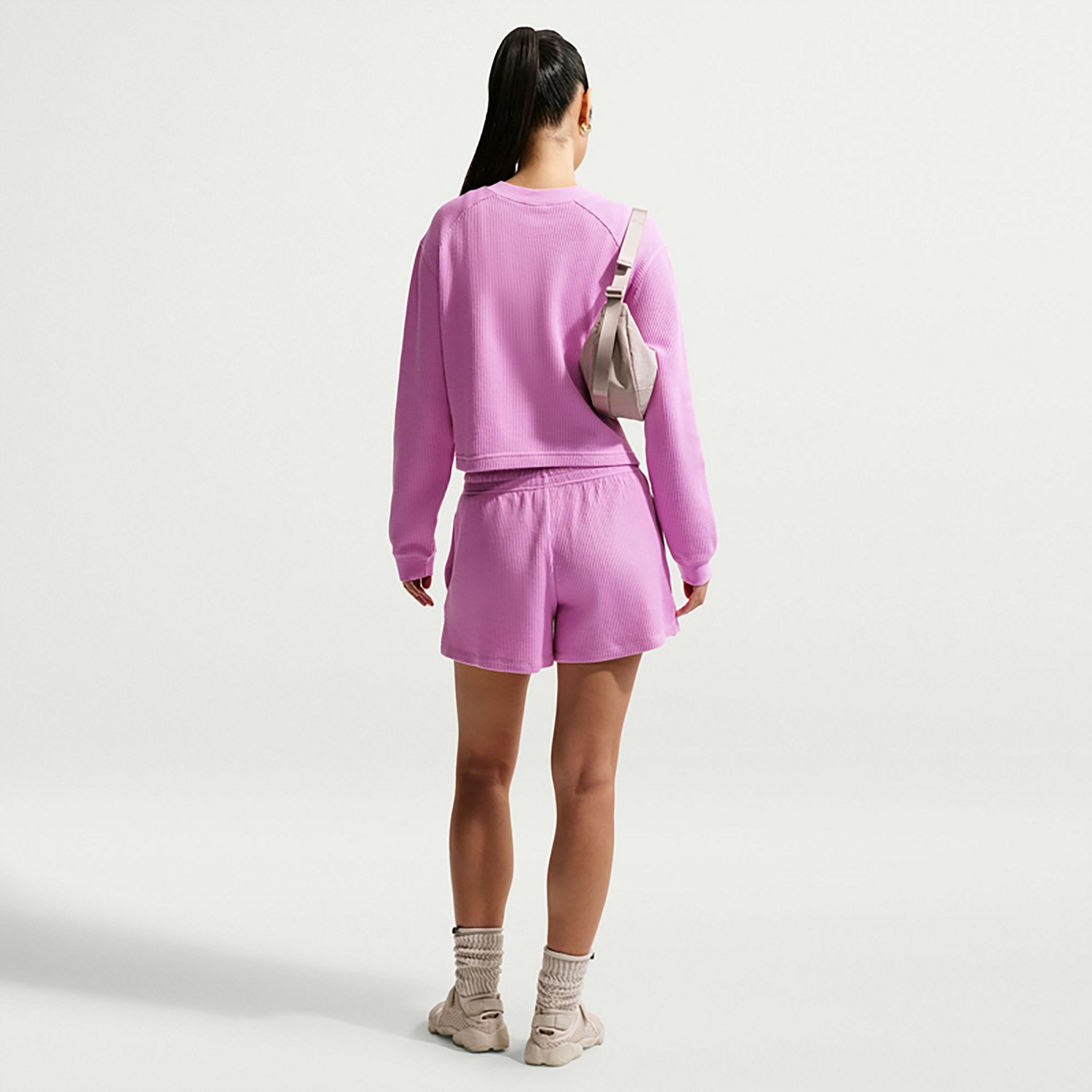 Nike Sportswear Chill Waffle Women’s Oversized Long‑Sleeve Henley Top - view number 2