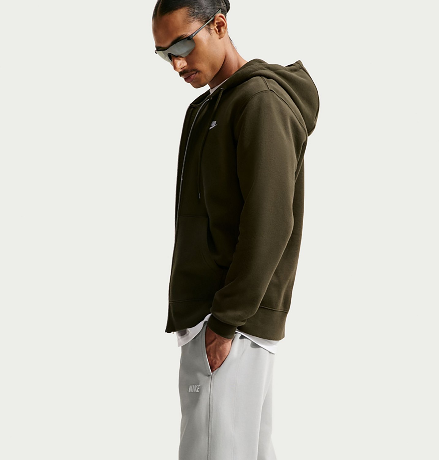 Nike Men's Sportswear Club Varsity Open Hem Pants - view number 5