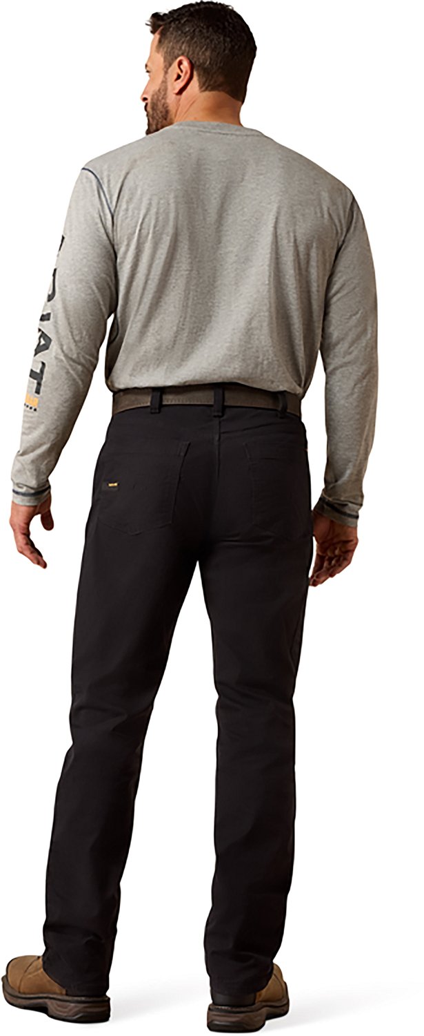 Ariat Men's Rebar M4 DuraStretch Made Tough Stackable Straight Leg Work Pants                                                    - view number 2