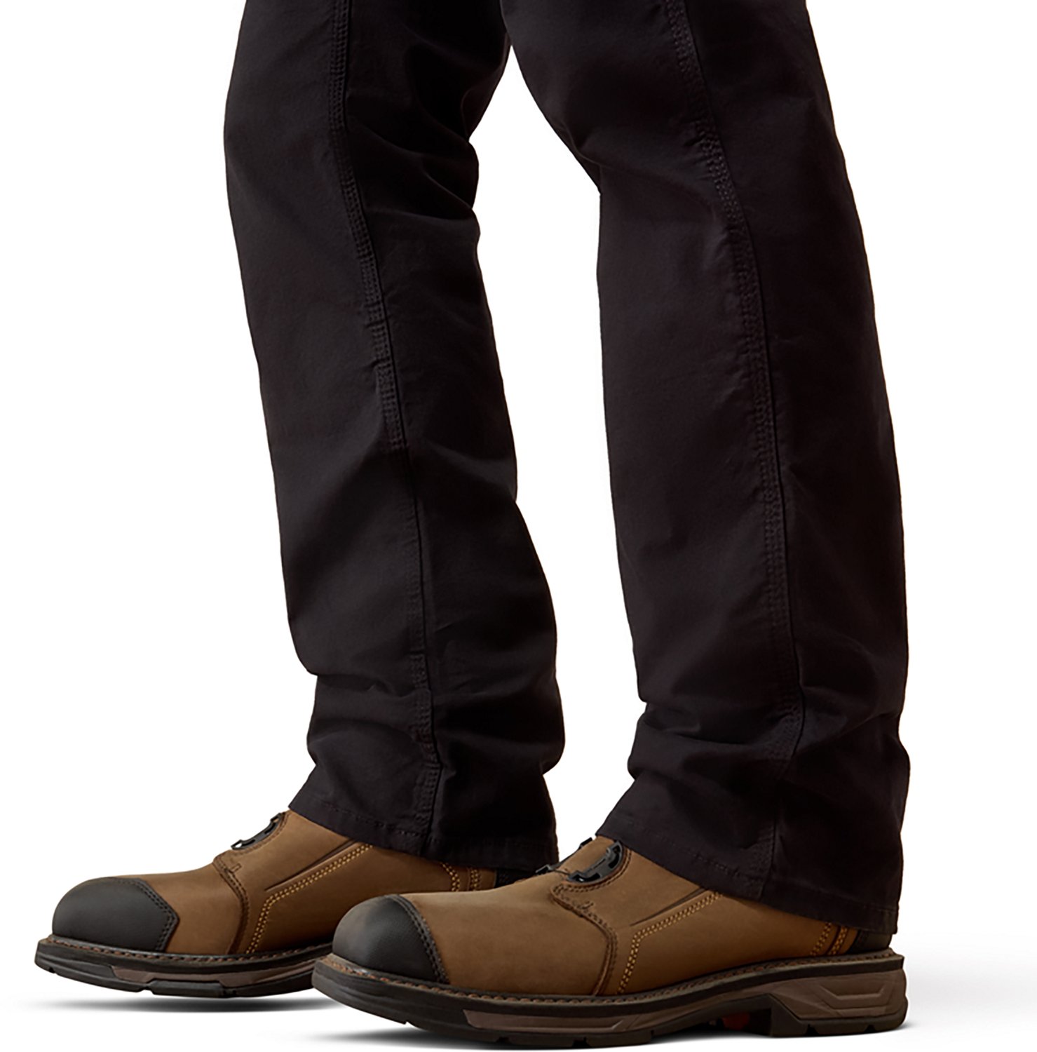 Ariat Men's Rebar M4 DuraStretch Made Tough Stackable Straight Leg Work Pants                                                    - view number 7