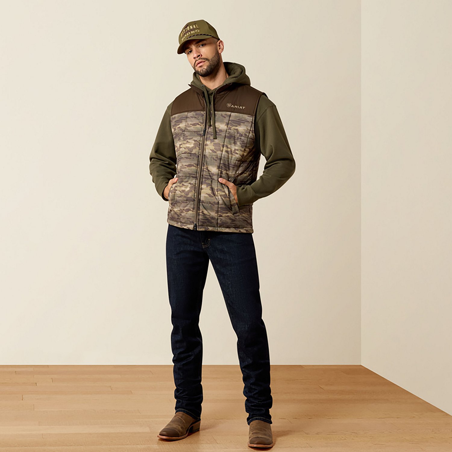 Ariat Men's Crius Insulated Camo Vest
