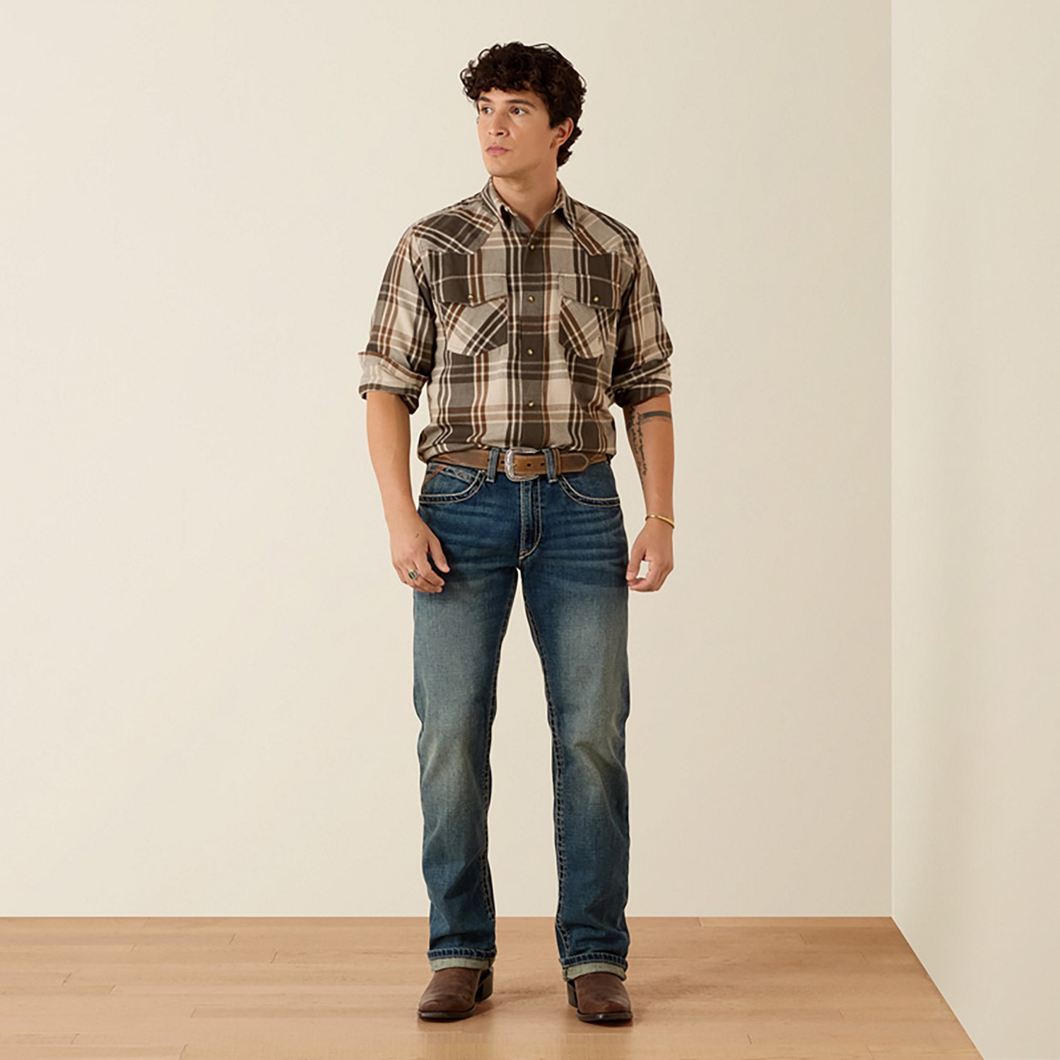 Ariat Men's Howell Long Sleeve Snap Shirt - view number 4