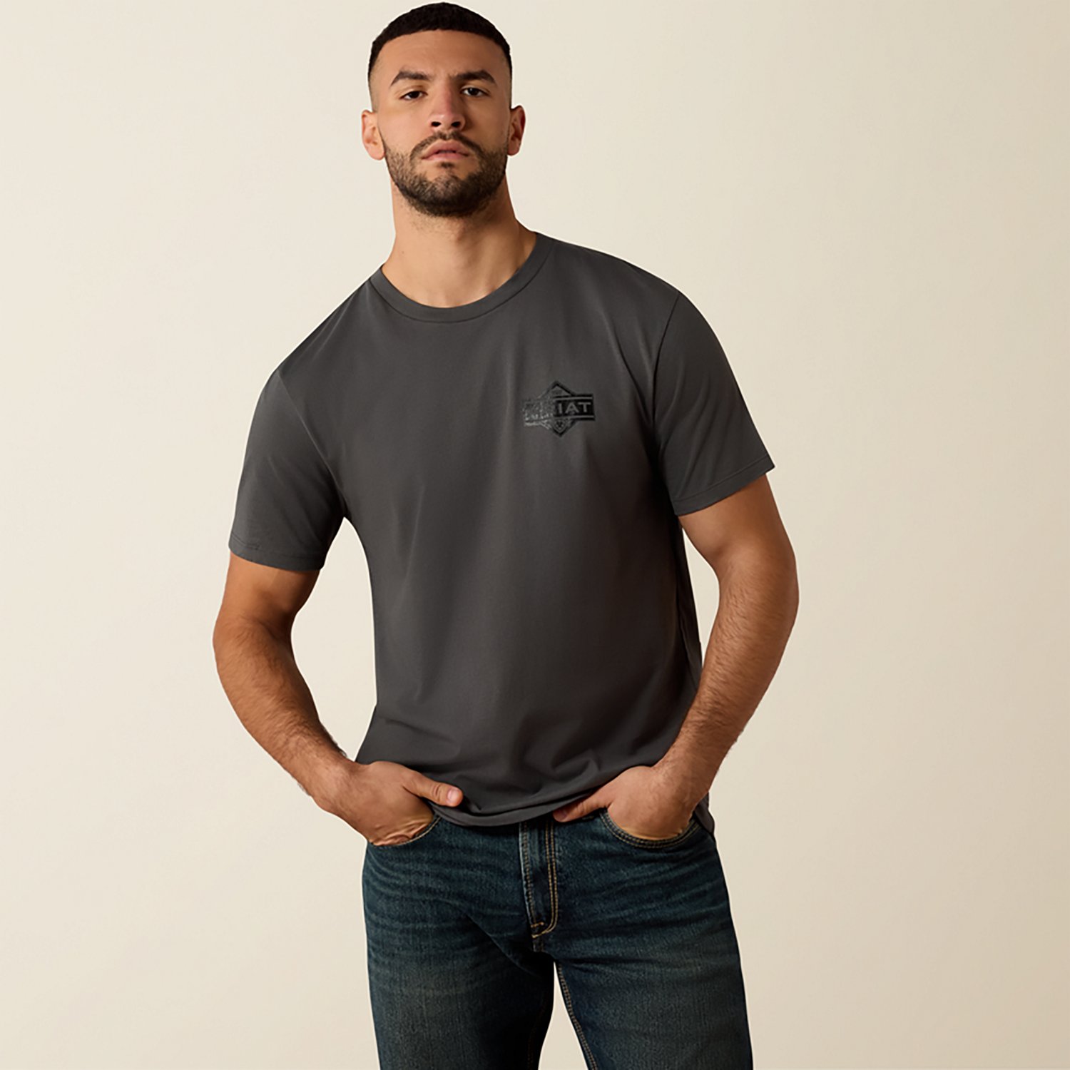 Ariat Men's Leather Diamond T-Shirt