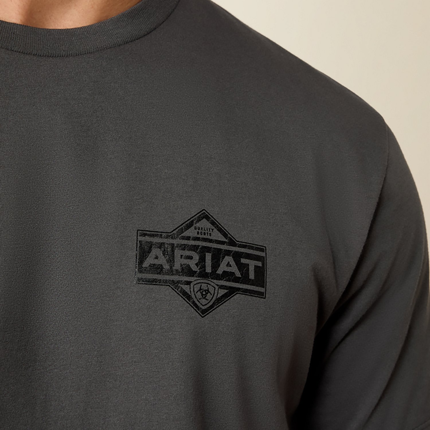 Ariat Men's Leather Diamond T-Shirt - view number 3