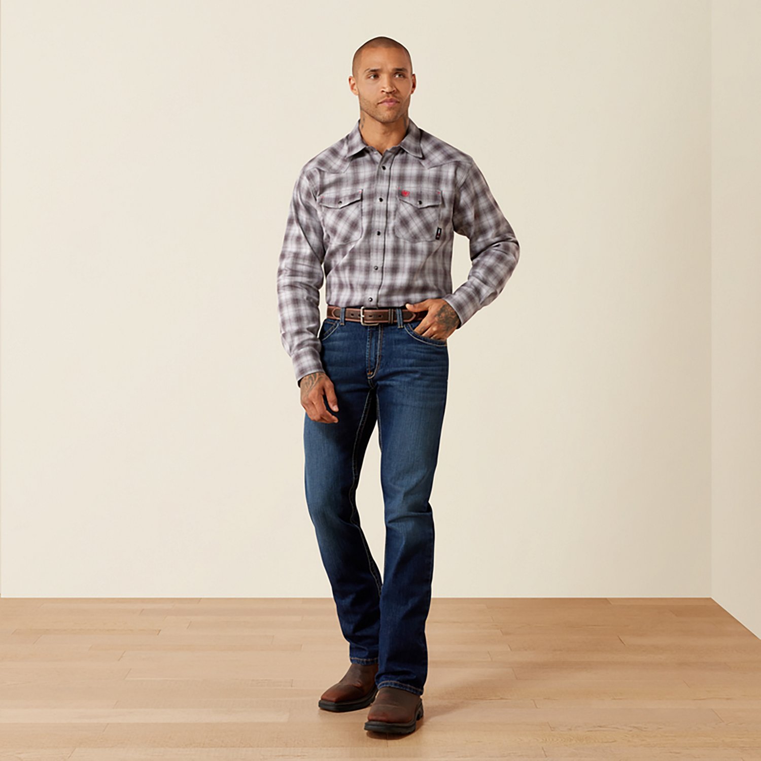 Ariat Men's Flame Resistant Rob Snap Work Shirt