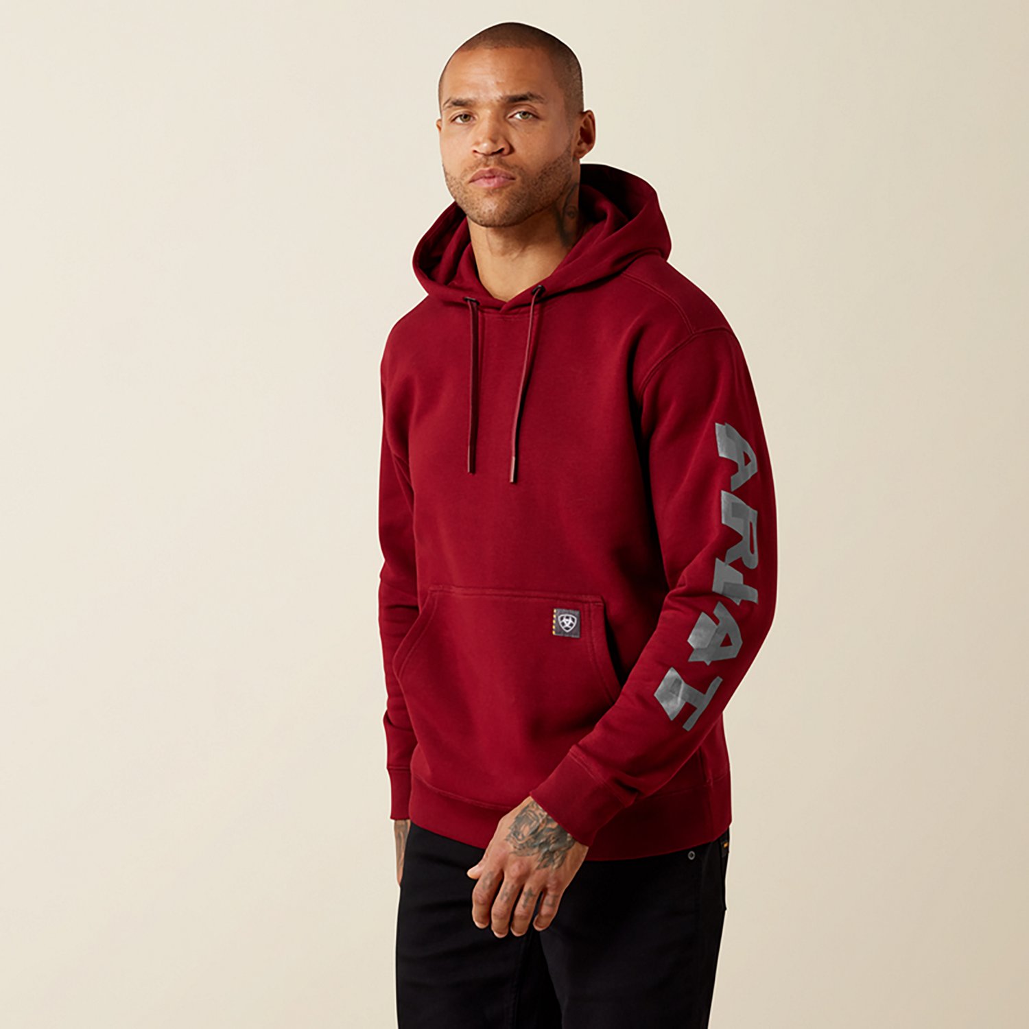 Ariat Men's Rebar Lightweight Logo Hoodie