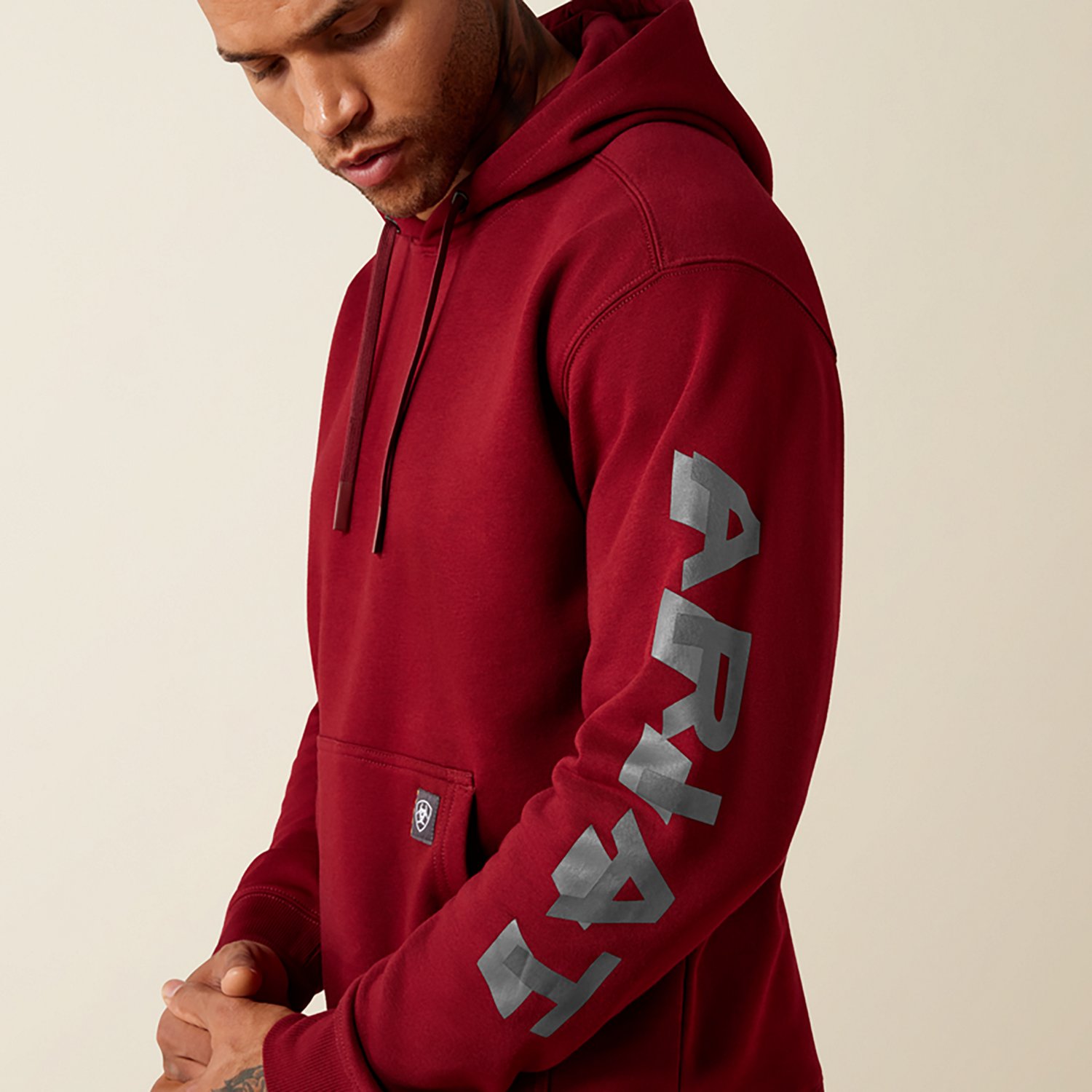 Ariat Men's Rebar Lightweight Logo Hoodie - view number 3